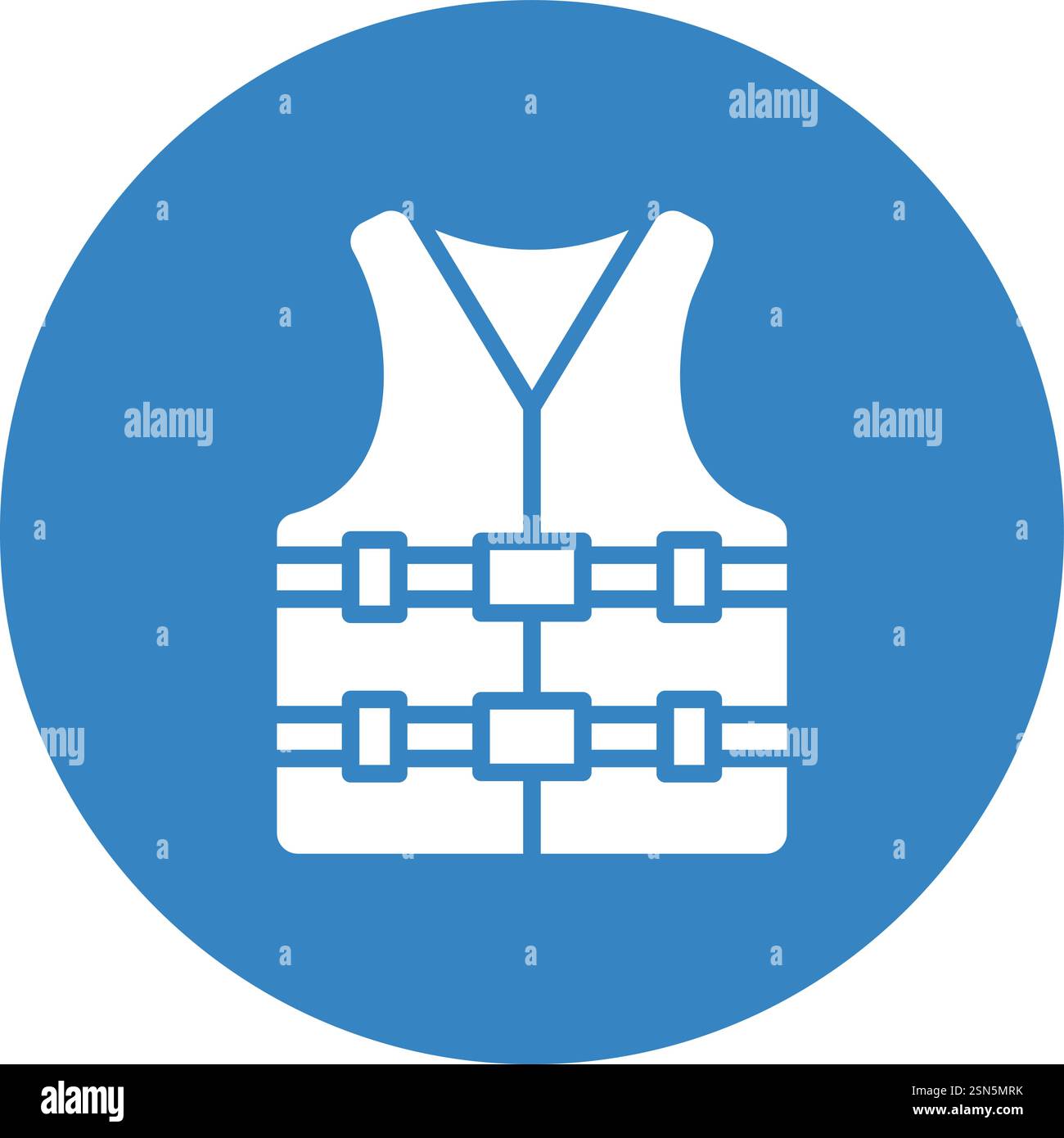 Life vest Vector Icon Design Illustration Stock Vector