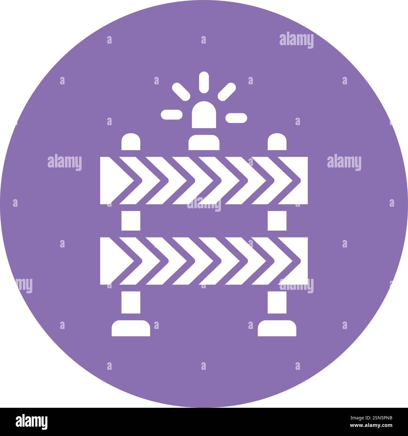 Barrier Vector Icon Design Illustration Stock Vector