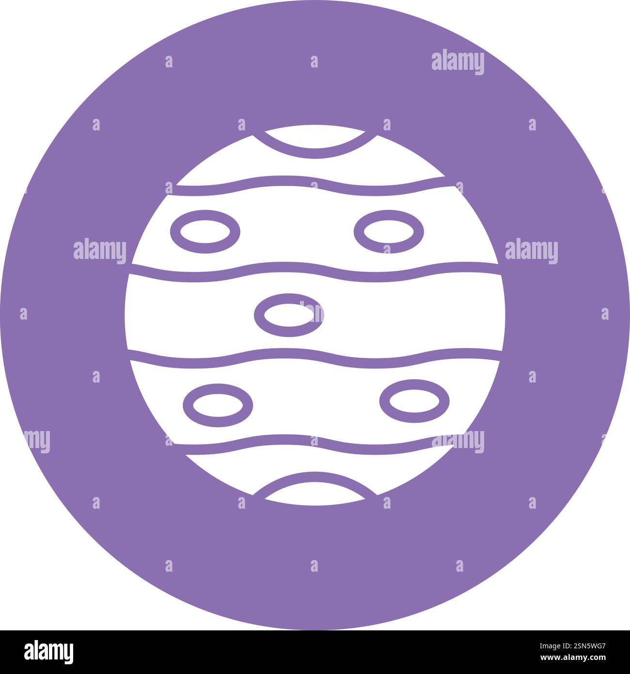 Jupiter Vector Icon Design Illustration Stock Vector