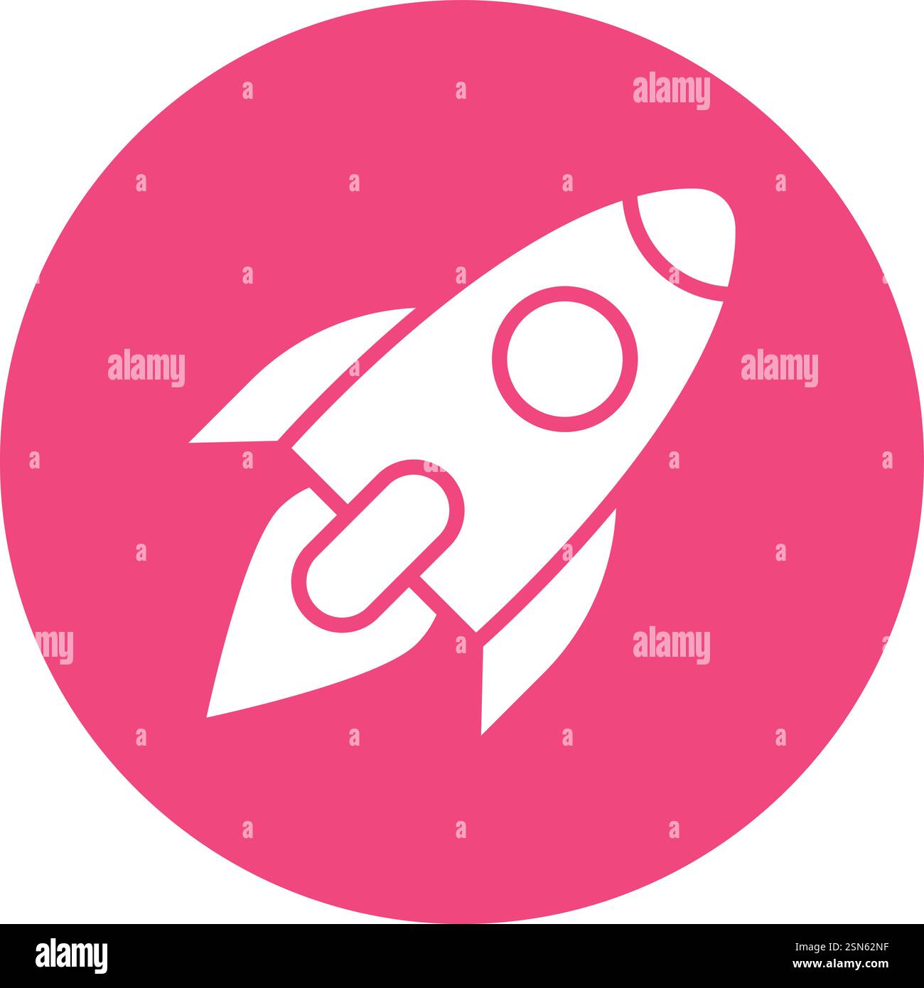 Rocket Vector Icon Design Illustration Stock Vector