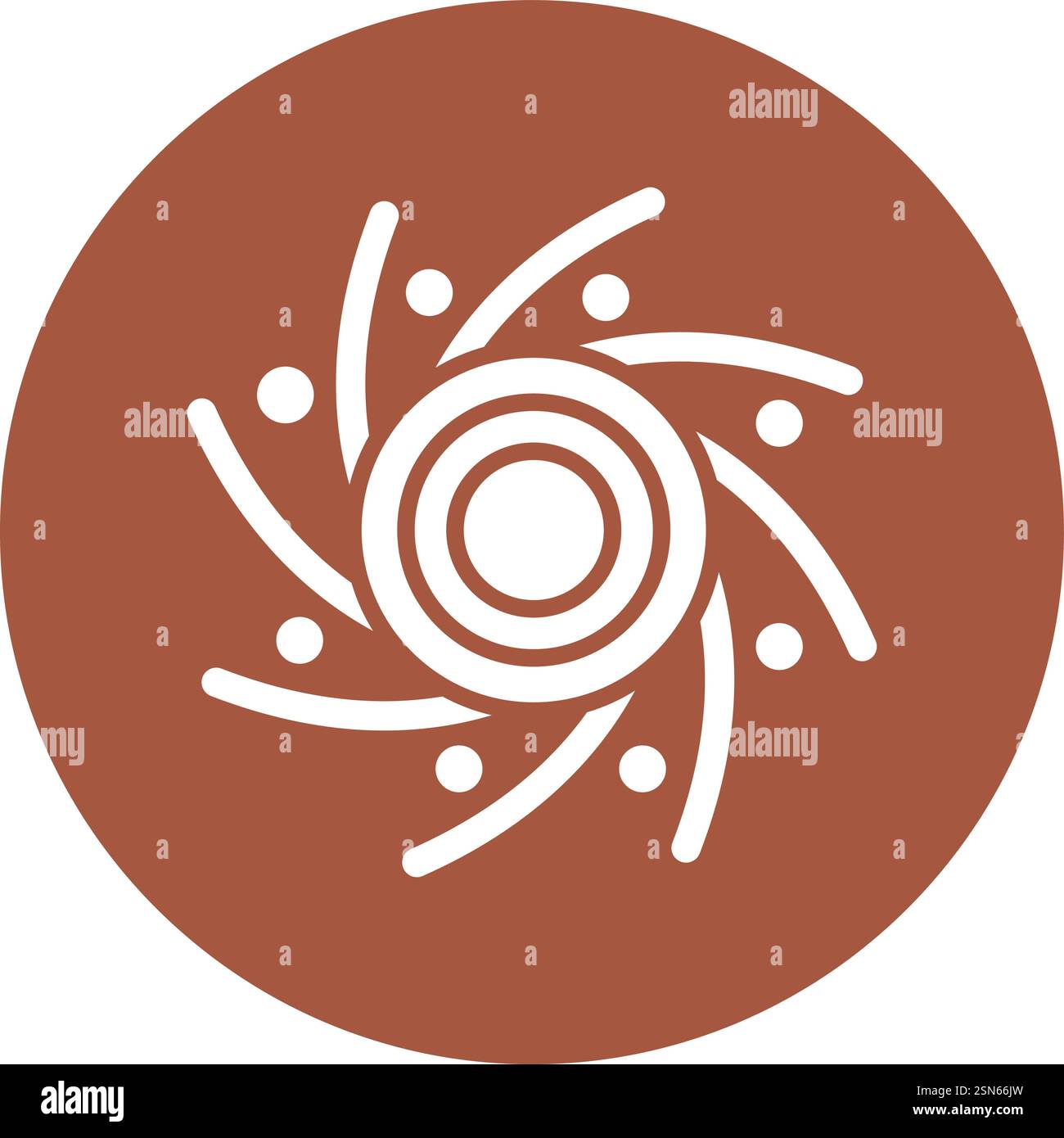 Black hole Vector Icon Design Illustration Stock Vector