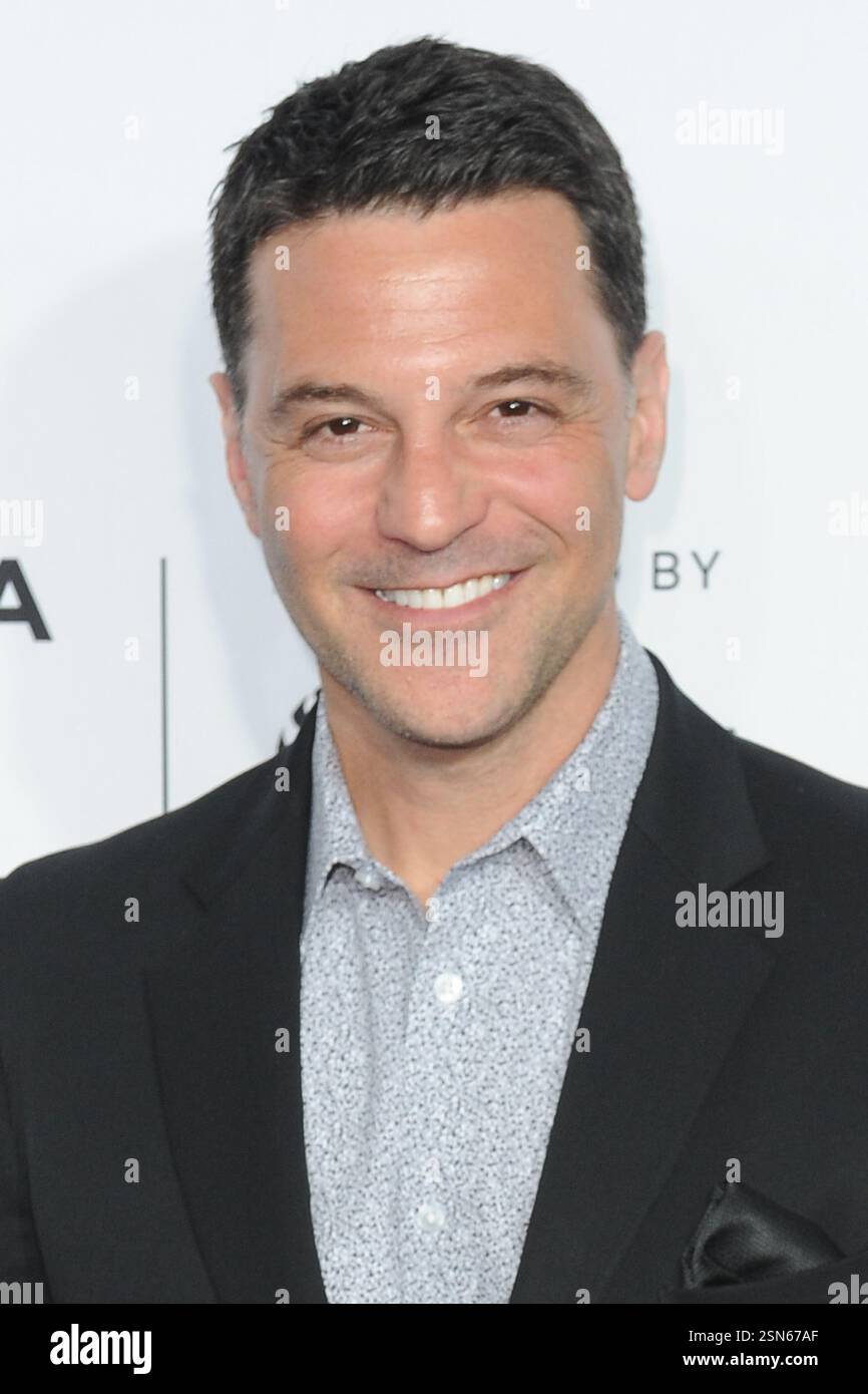 David Alan Basche attending the opening night gala of 'Love, Gilda ...