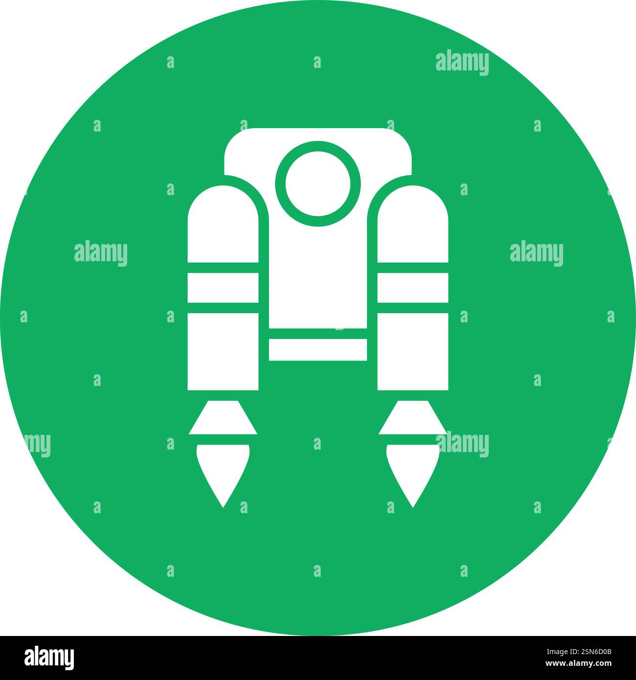 Jetpack Vector Icon Design Illustration Stock Vector