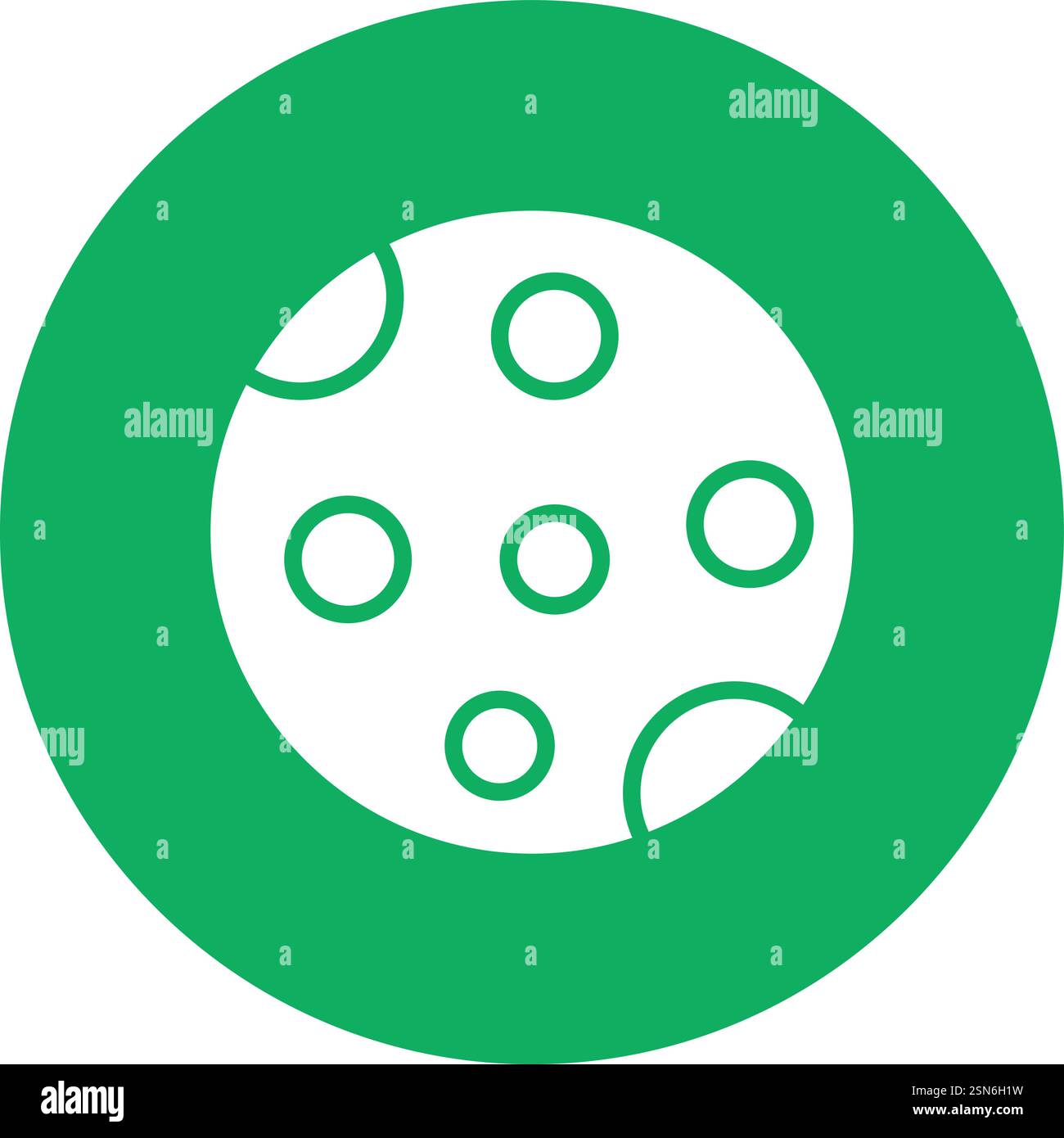 Moon phase Vector Icon Design Illustration Stock Vector