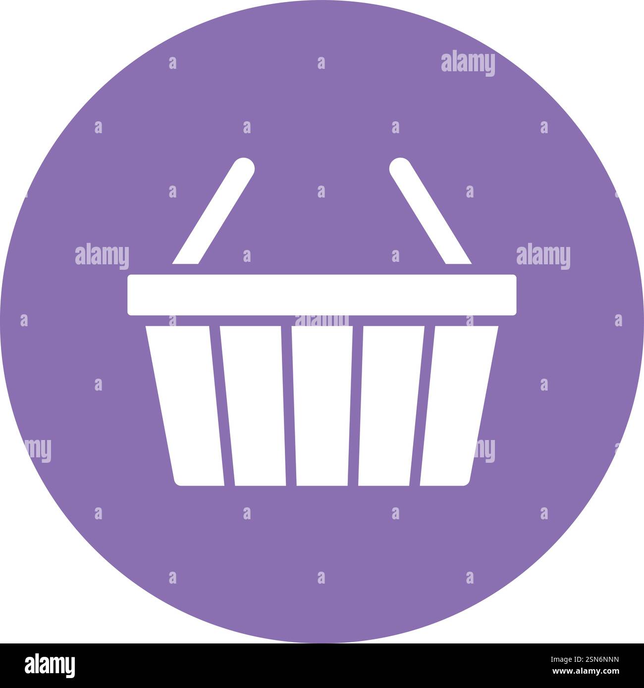 Shopping basket Vector Icon Design Illustration Stock Vector