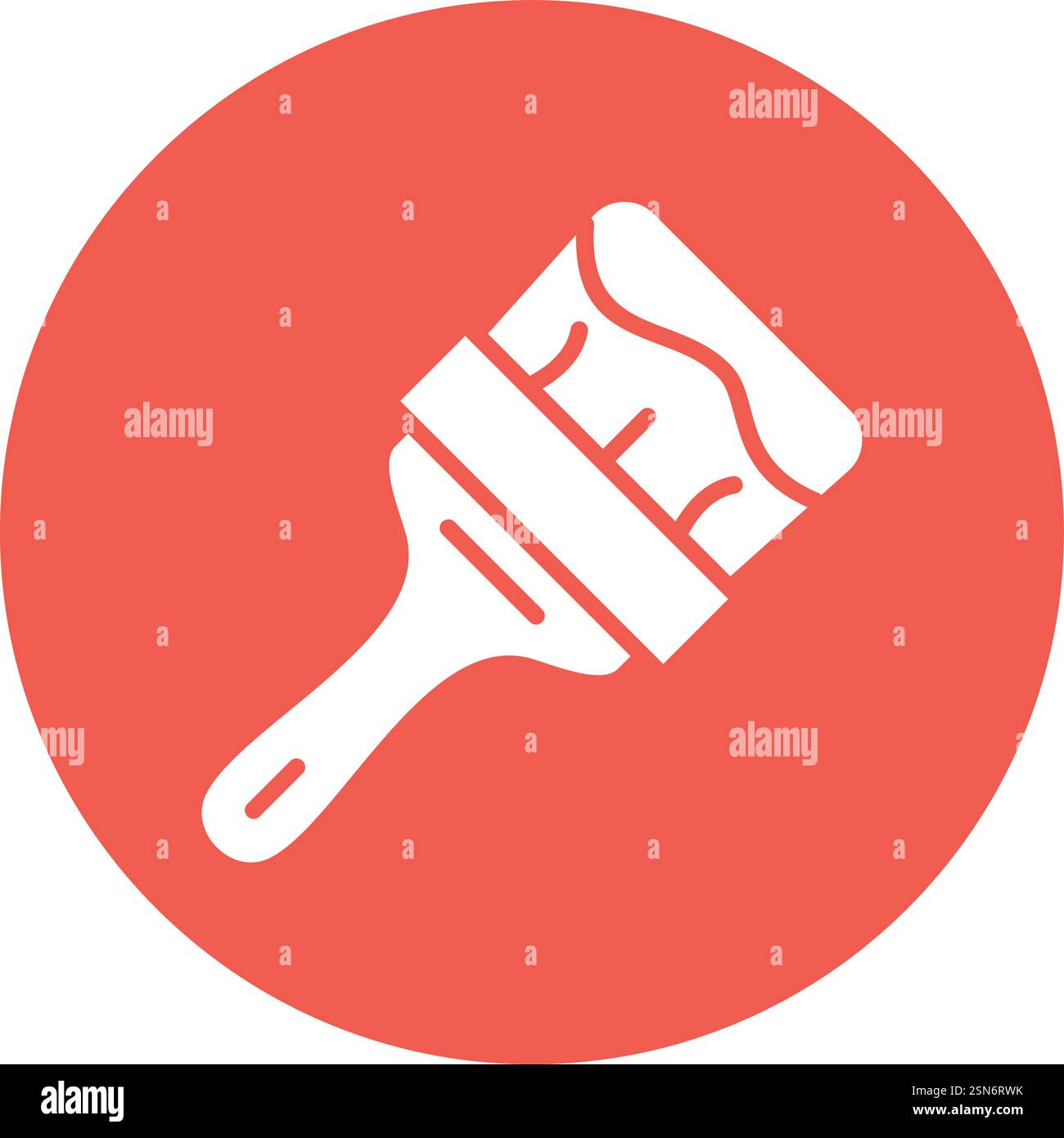 Paint brush Vector Icon Design Illustration Stock Vector