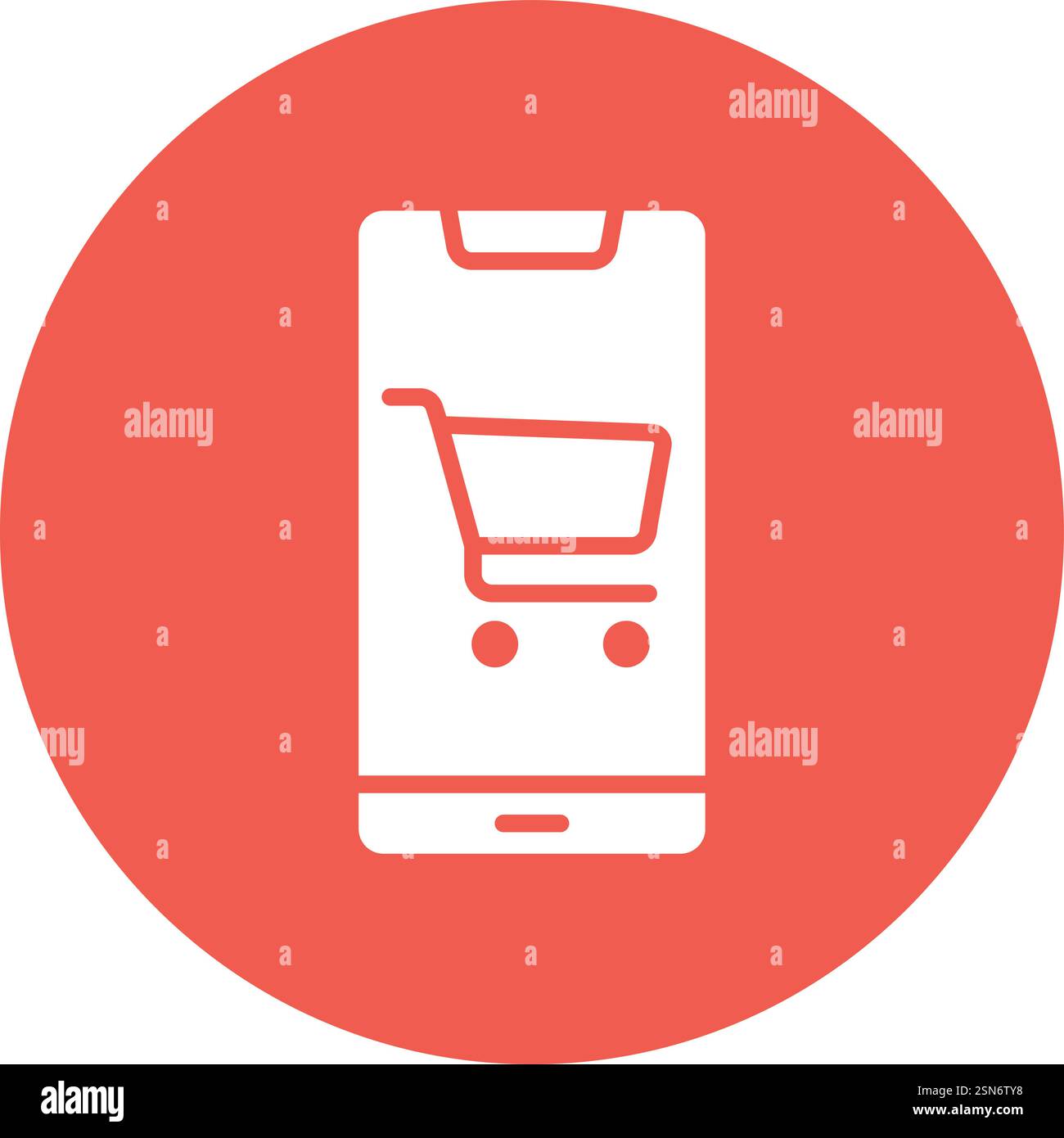 Online shop Vector Icon Design Illustration Stock Vector
