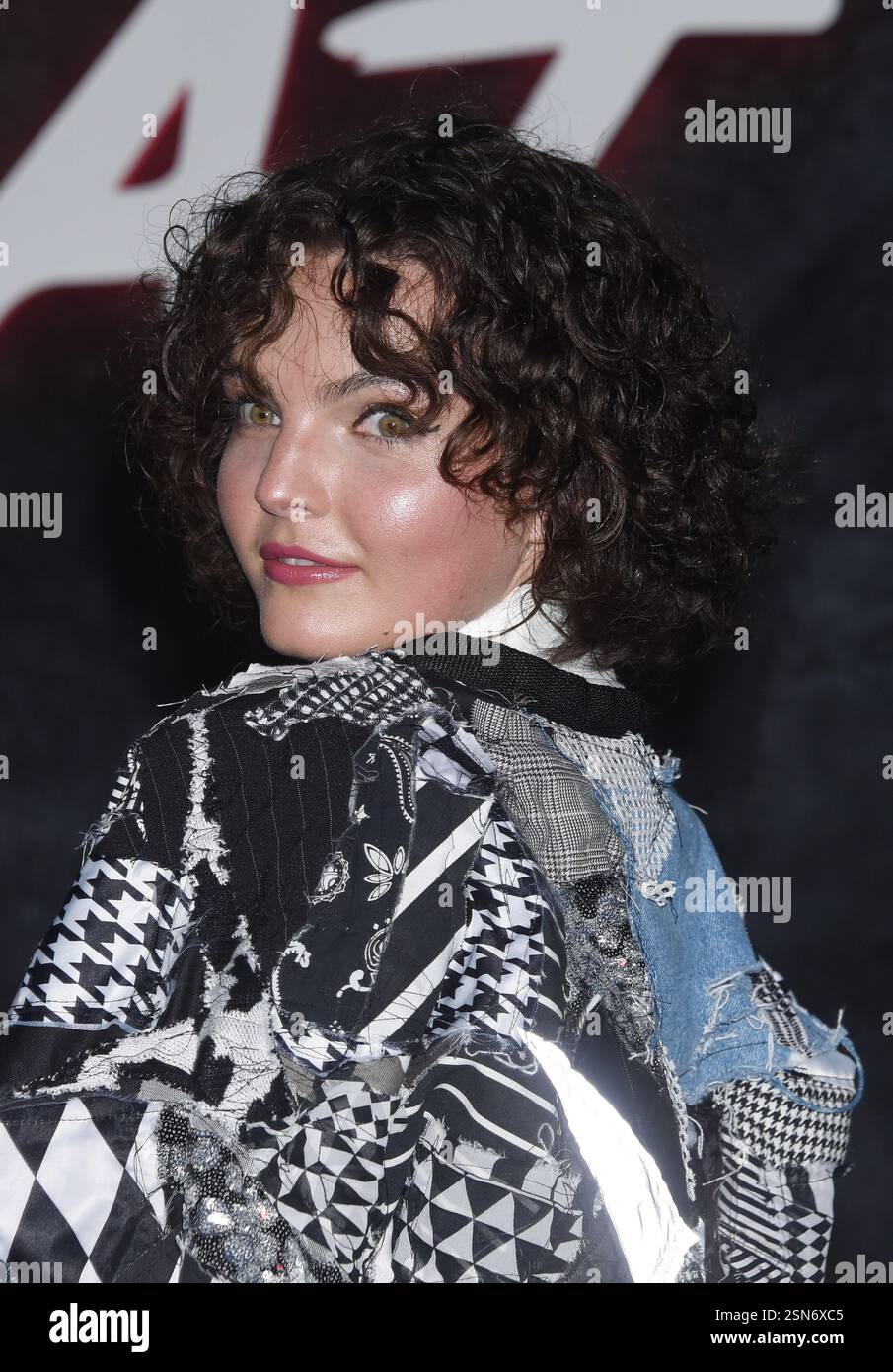 Hollywood, USA. 12th Feb, 2025. Camren Bicondova arriving to the “Cobra ...