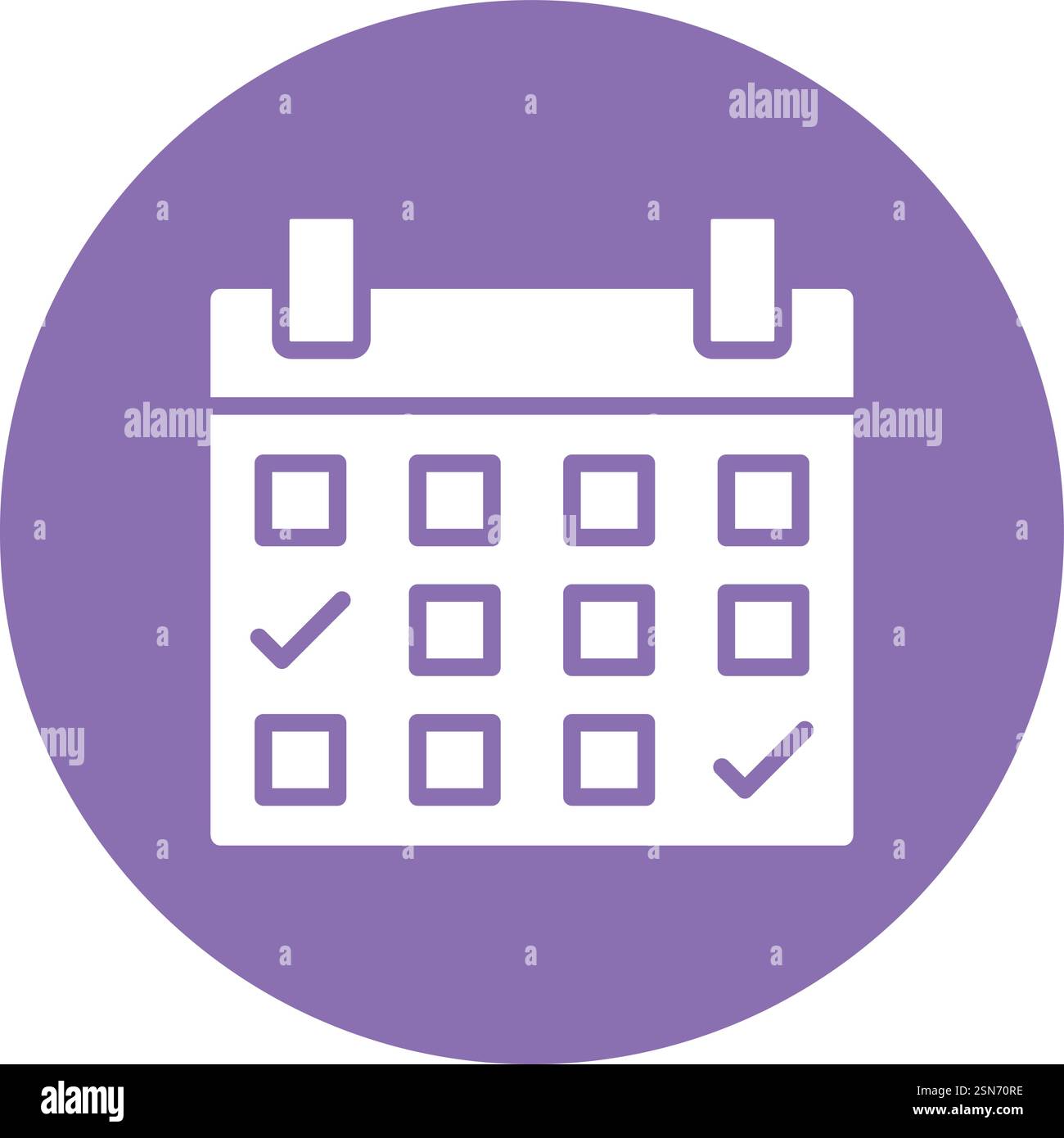 Calendar Vector Icon Design Illustration Stock Vector