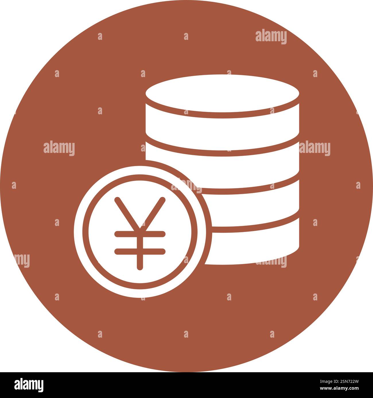 Yen Vector Icon Design Illustration Stock Vector