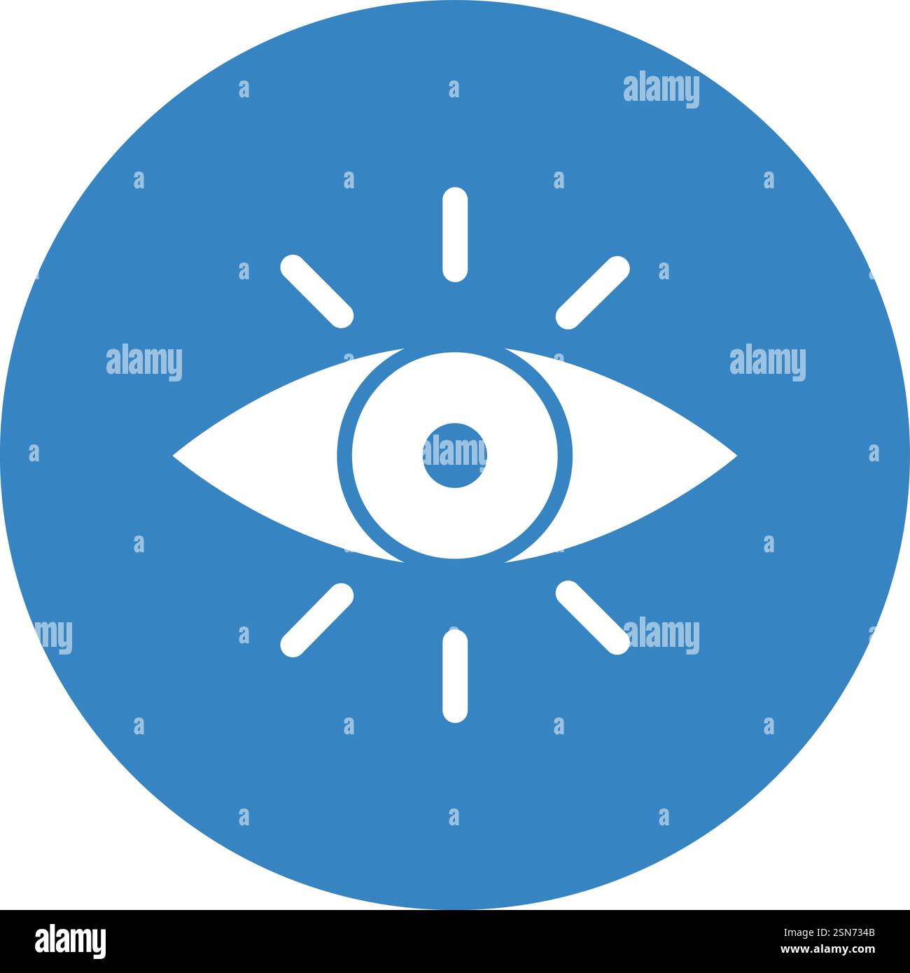 Eye Vector Icon Design Illustration Stock Vector