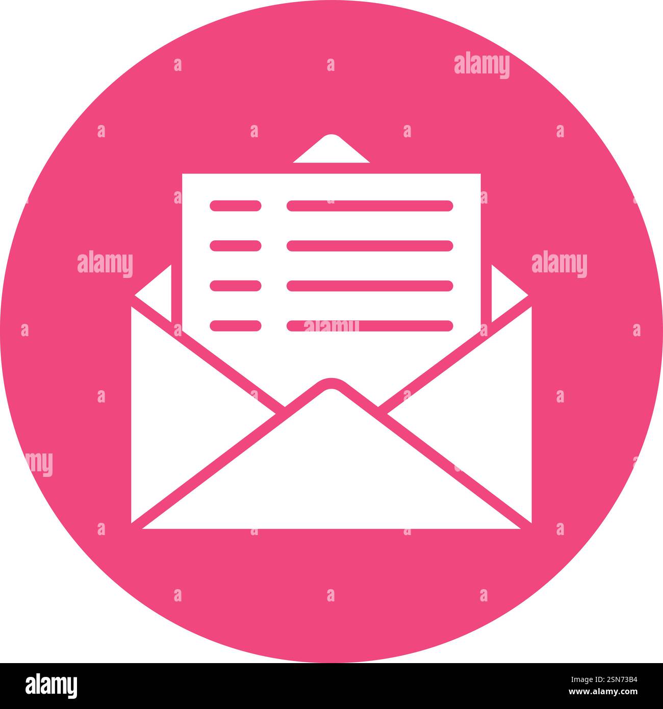 Mailing Vector Icon Design Illustration Stock Vector