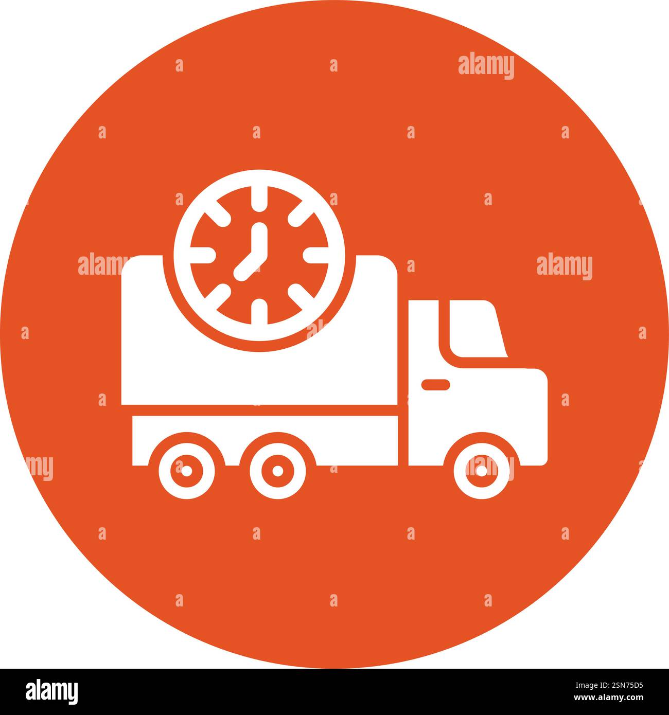 Fast delivery Vector Icon Design Illustration Stock Vector