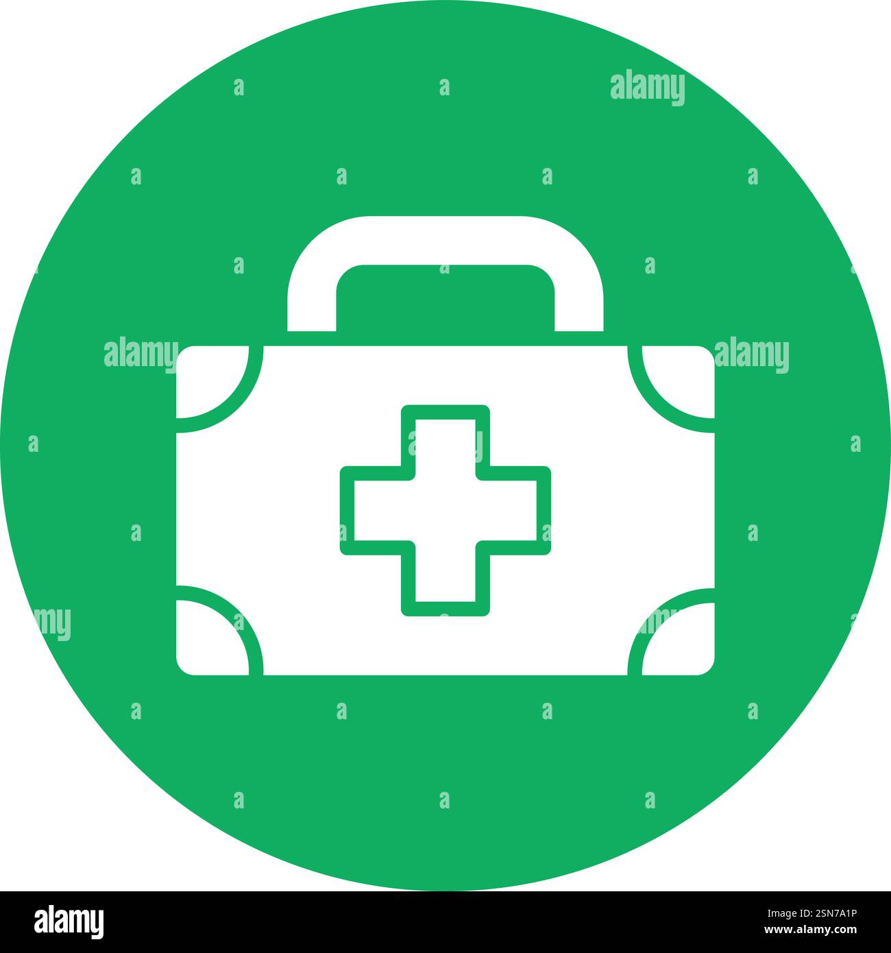 First aid kit Vector Icon Design Illustration Stock Vector