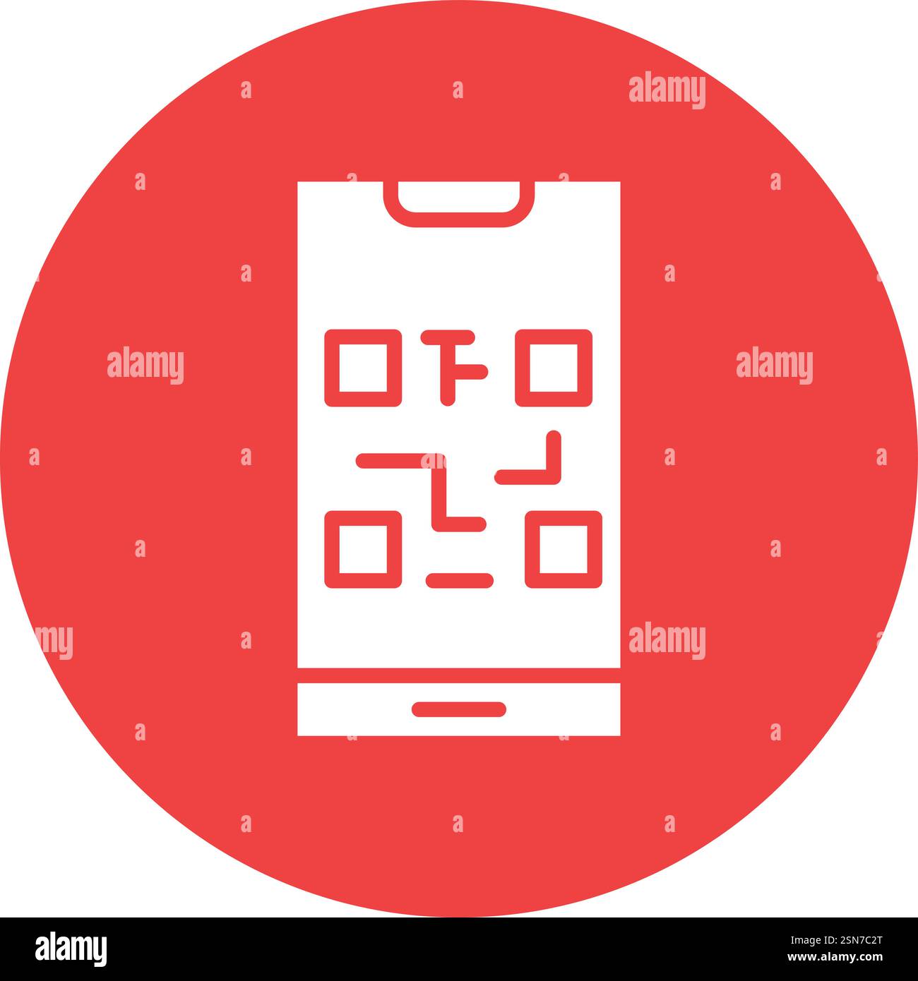 Qr code Vector Icon Design Illustration Stock Vector