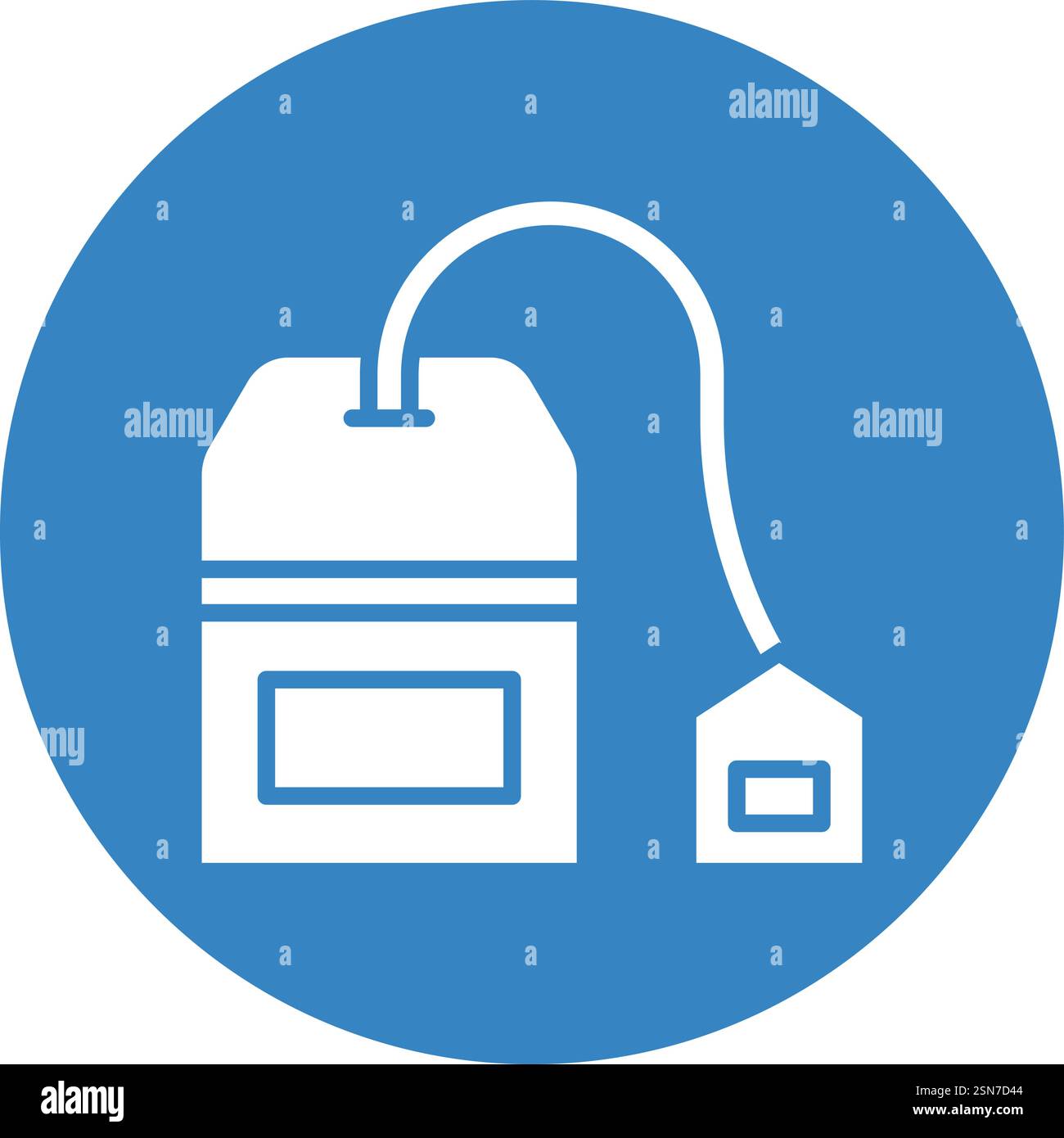 Tea bag Vector Icon Design Illustration Stock Vector