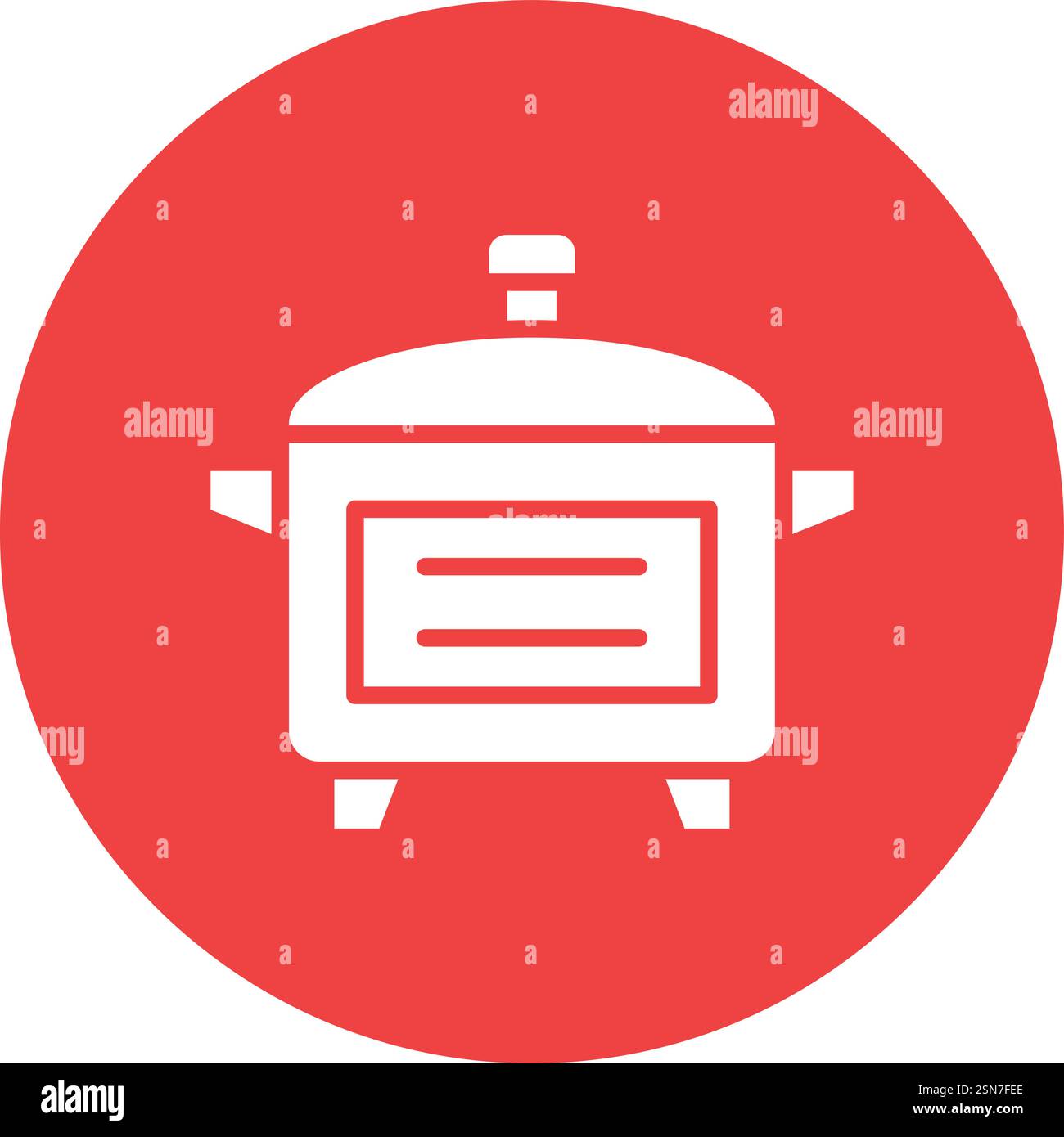 Cooker Vector Icon Design Illustration Stock Vector