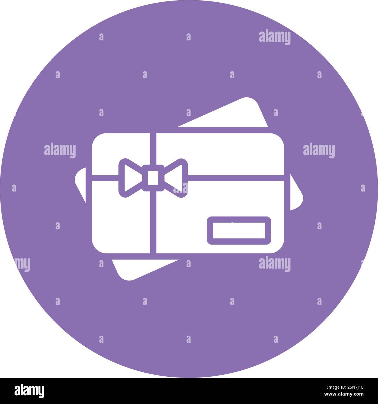 Gift card Vector Icon Design Illustration Stock Vector