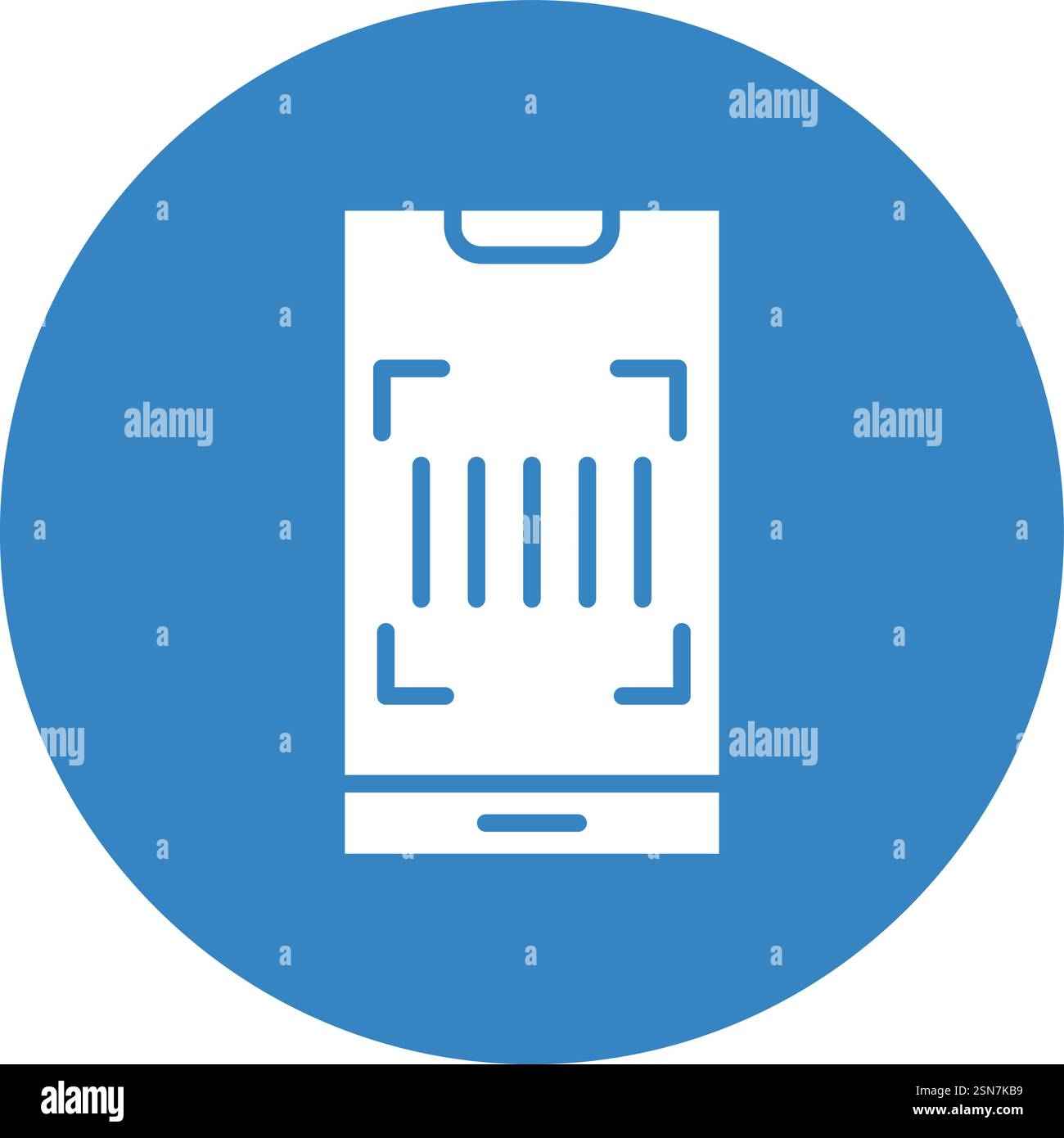Barcode Vector Icon Design Illustration Stock Vector
