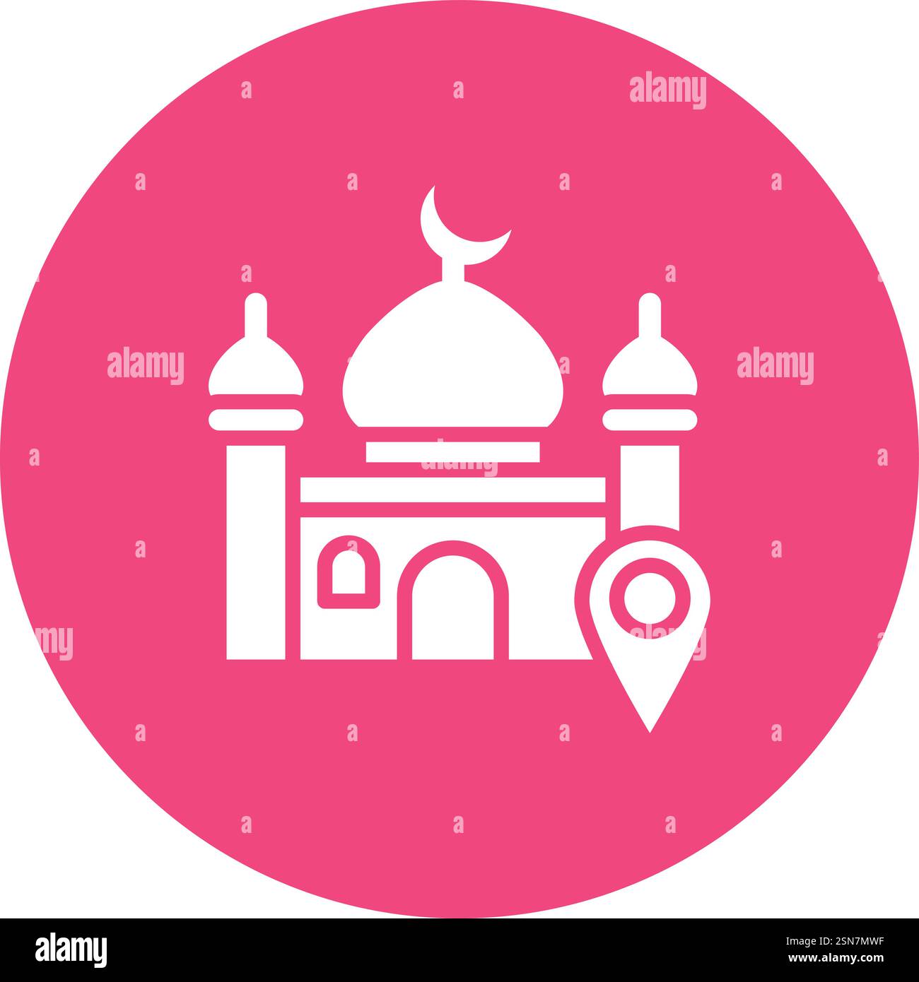 Mosque logo vector vectors hi-res stock photography and images - Alamy