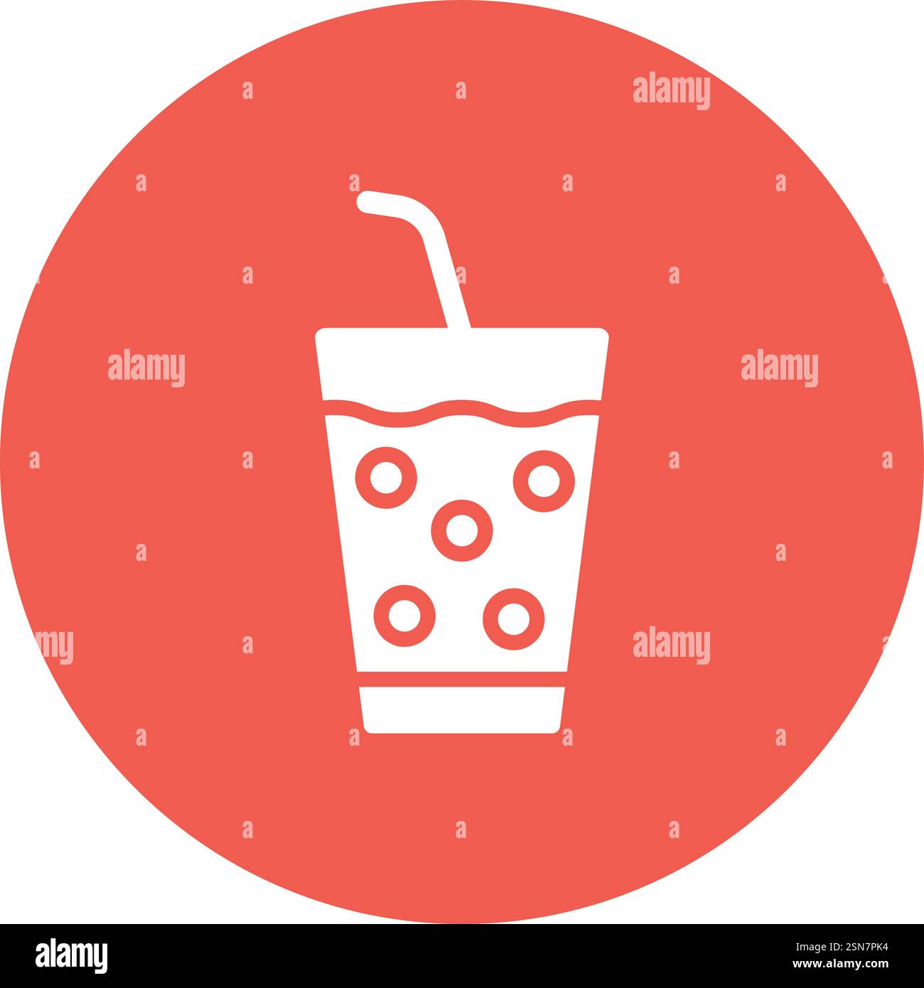 Drink Vector Icon Design Illustration Stock Vector