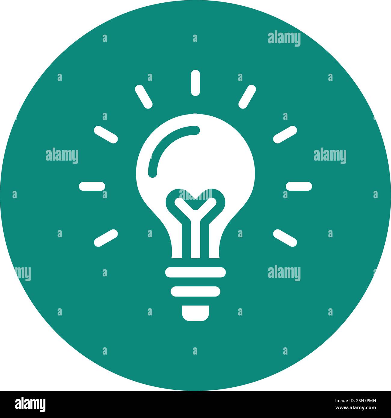Light bulb Vector Icon Design Illustration Stock Vector