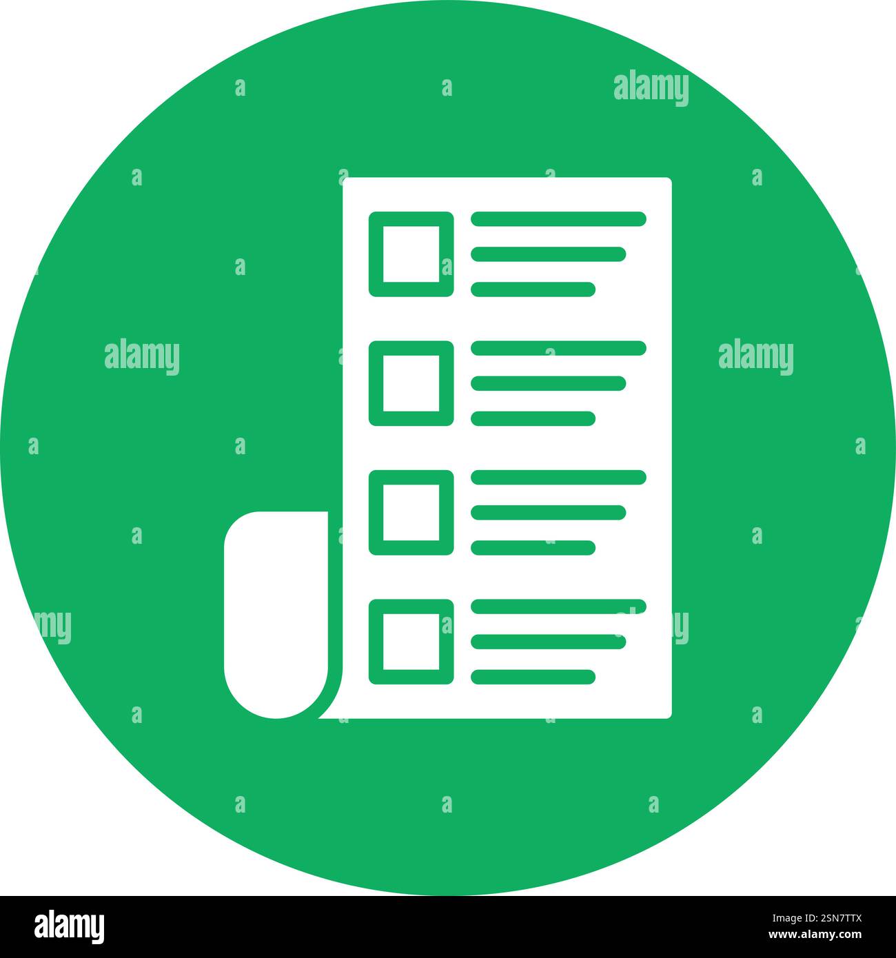 Catalogue Vector Icon Design Illustration Stock Vector