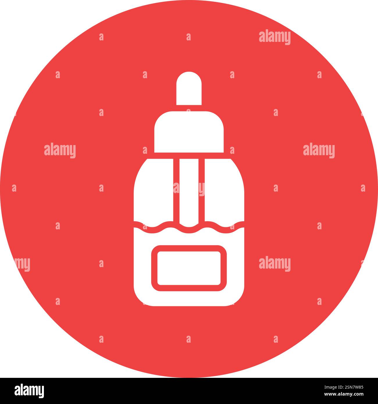 Organic oil Vector Icon Design Illustration Stock Vector