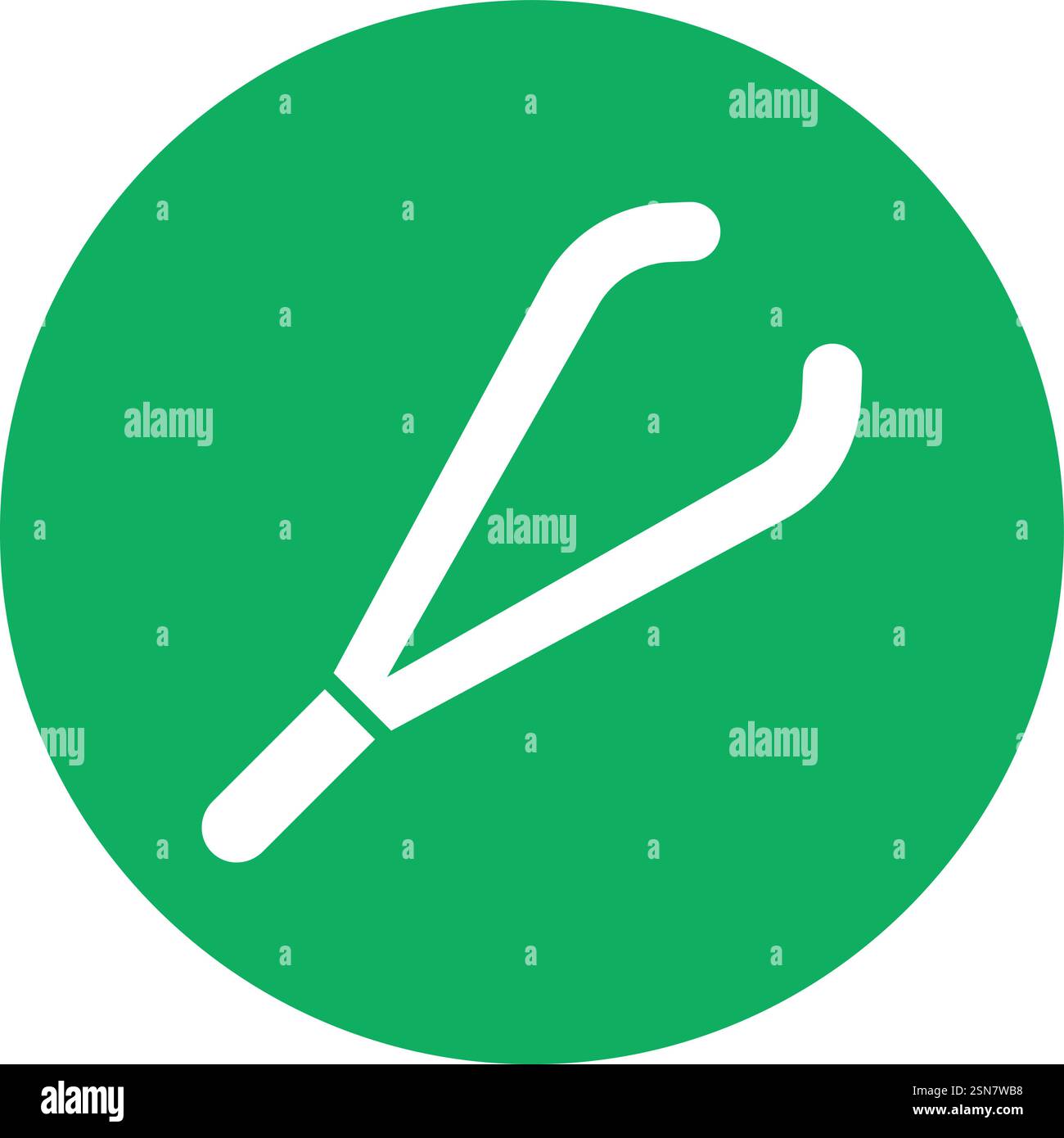 Tweezers Vector Icon Design Illustration Stock Vector