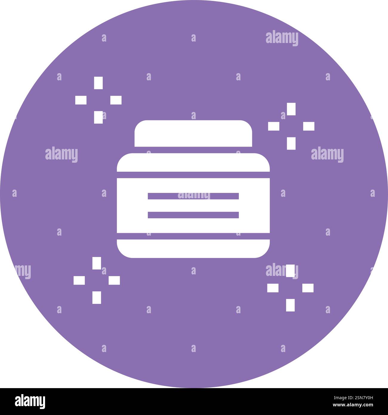 Glitter Vector Icon Design Illustration Stock Vector