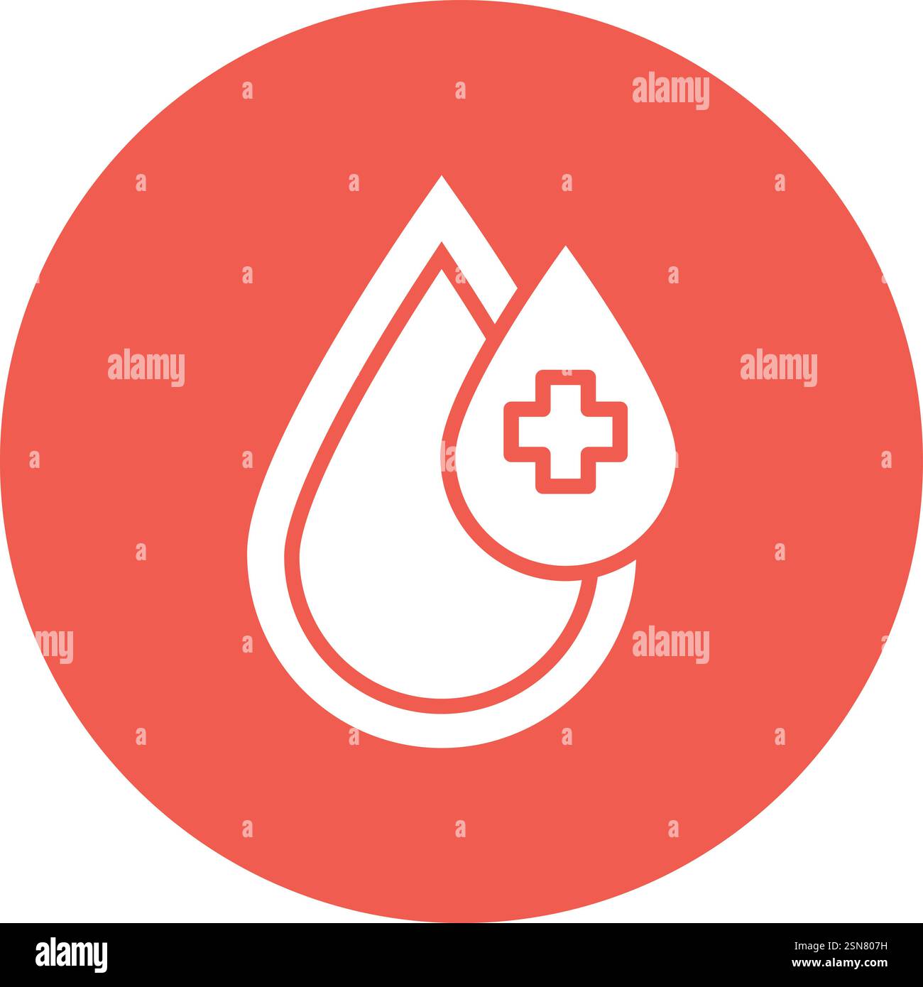 Blood Vector Icon Design Illustration Stock Vector