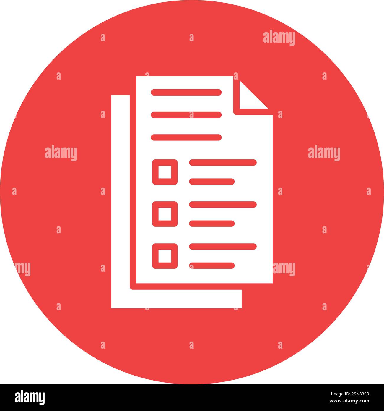Document Vector Icon Design Illustration Stock Vector