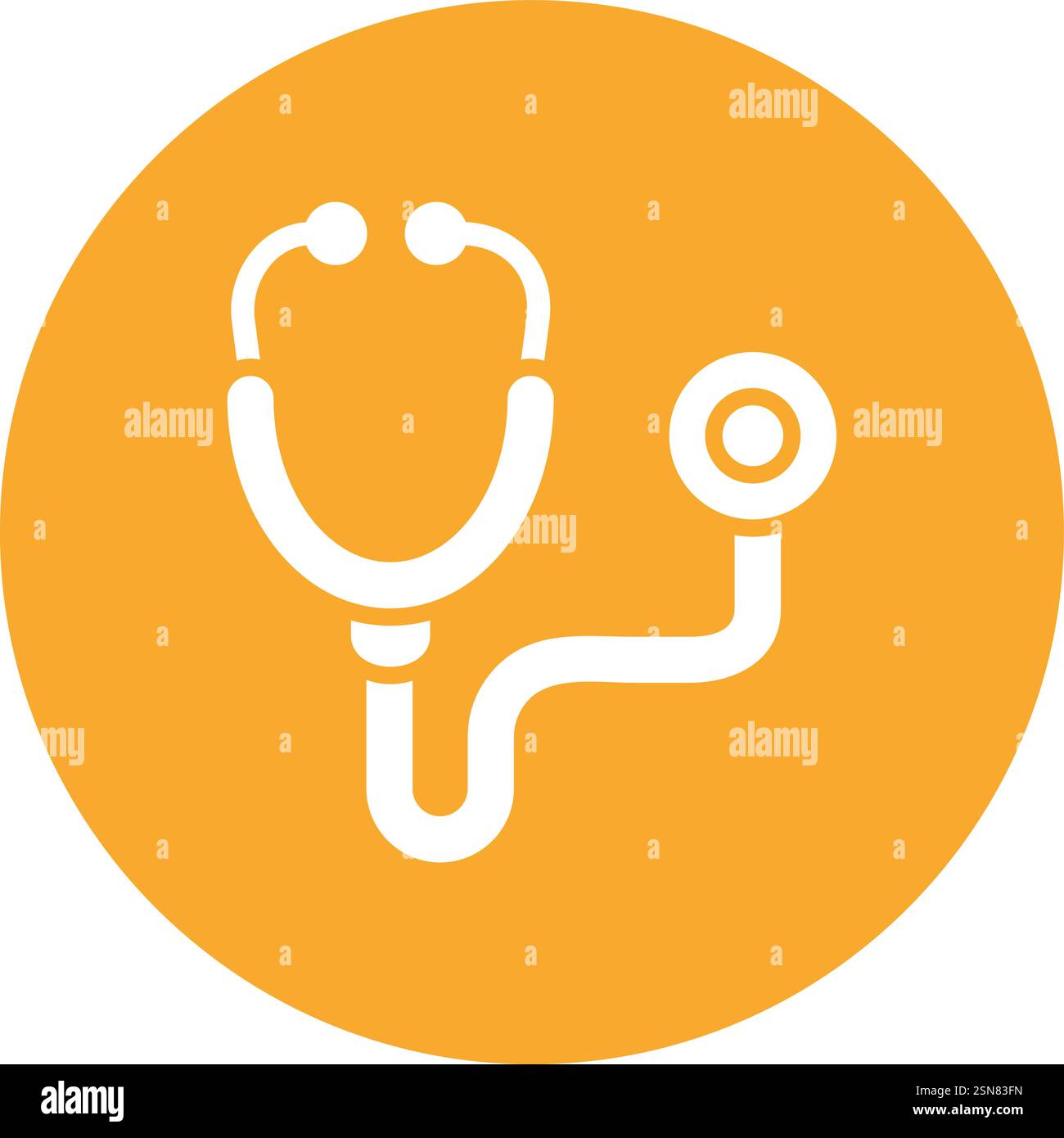 Stethoscope Vector Icon Design Illustration Stock Vector