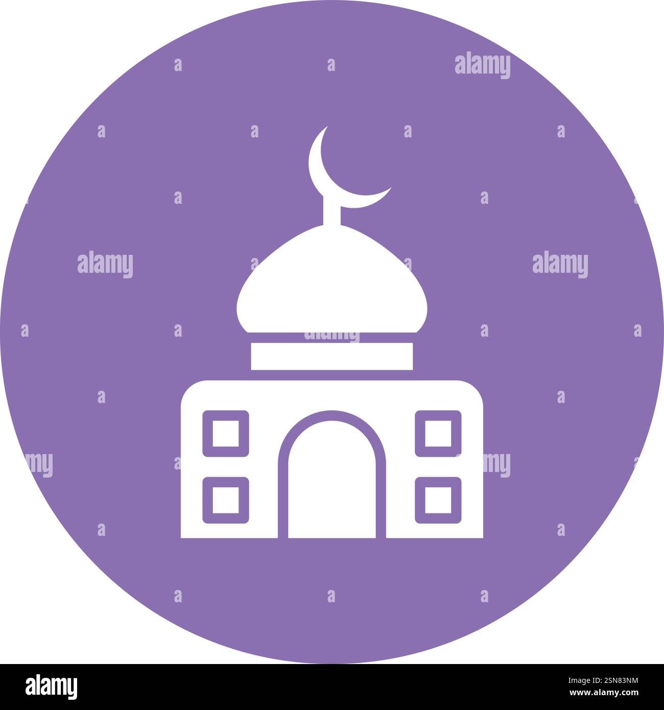Dome Vector Icon Design Illustration Stock Vector
