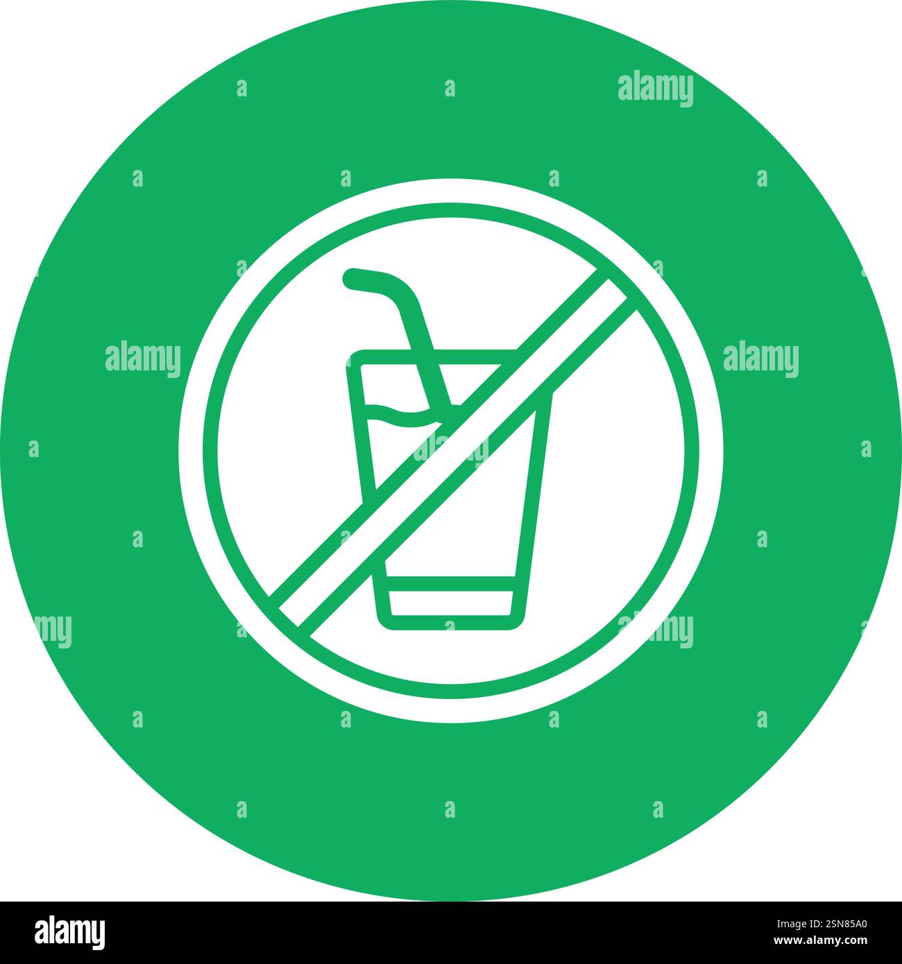 no drink Vector Icon Design Illustration Stock Vector