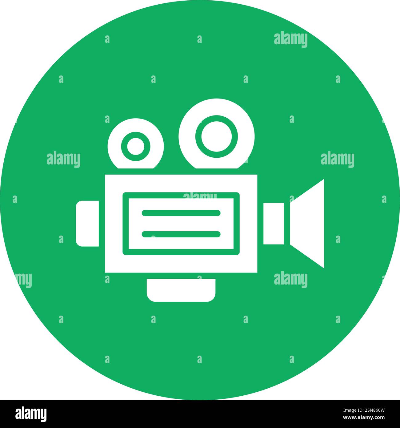 Movie camera Vector Icon Design Illustration Stock Vector