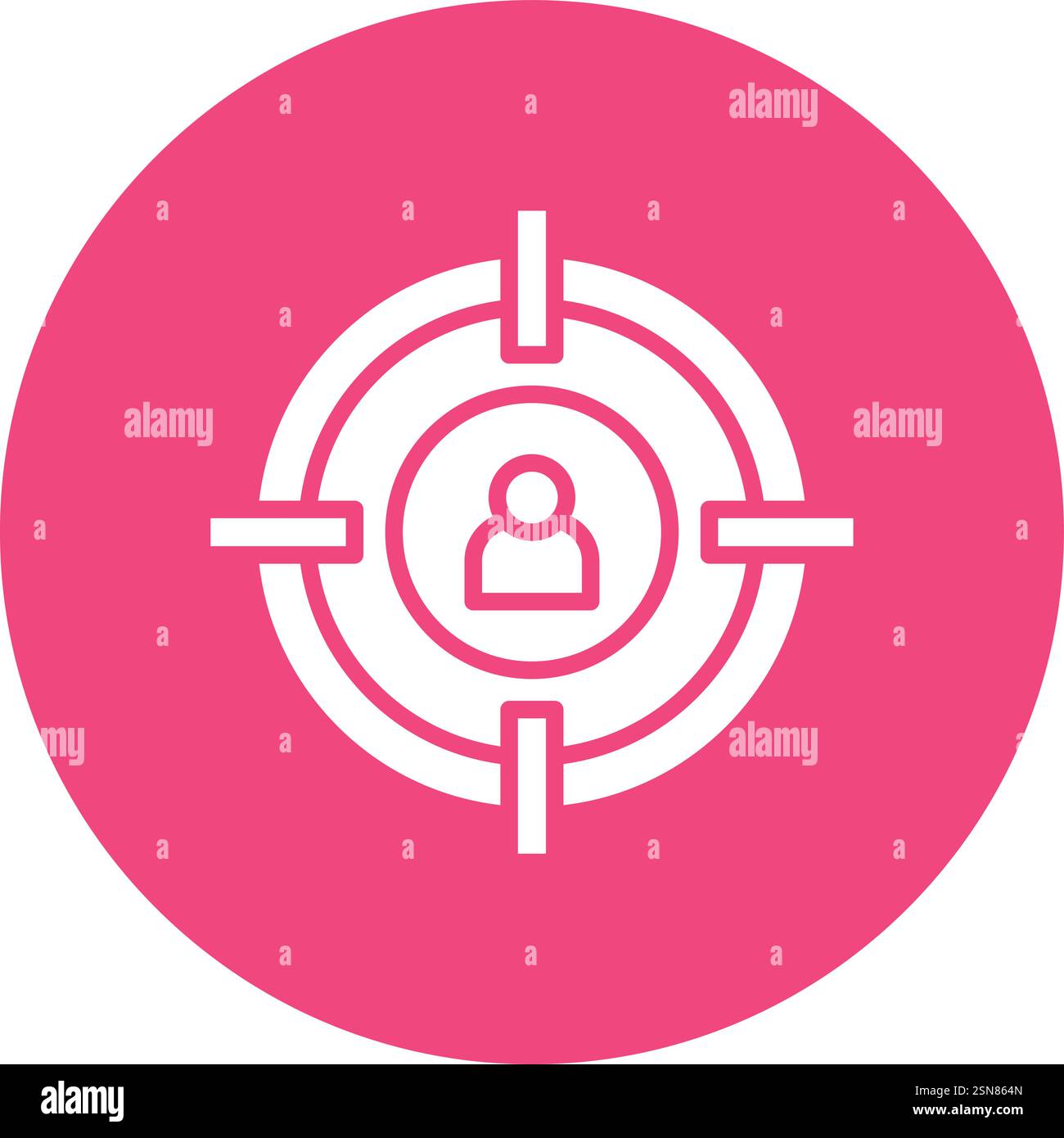 Head hunting Vector Icon Design Illustration Stock Vector