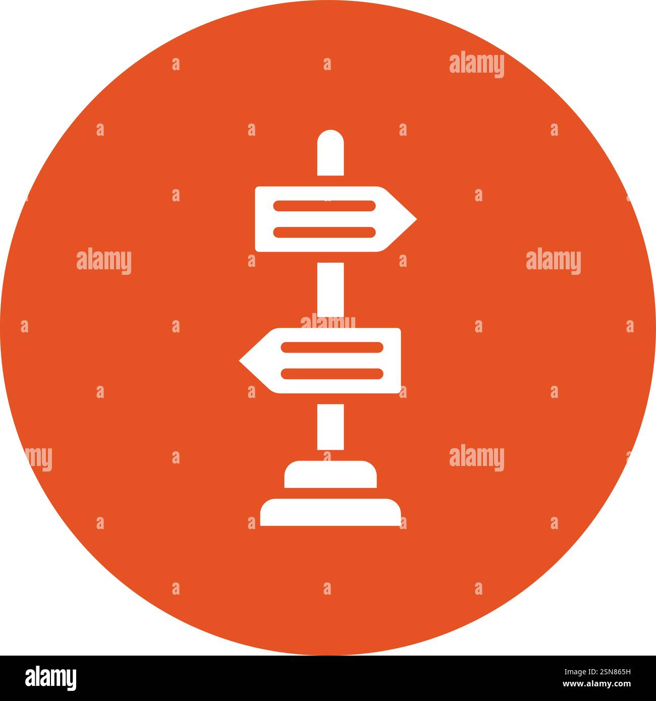 Direction Vector Icon Design Illustration Stock Vector
