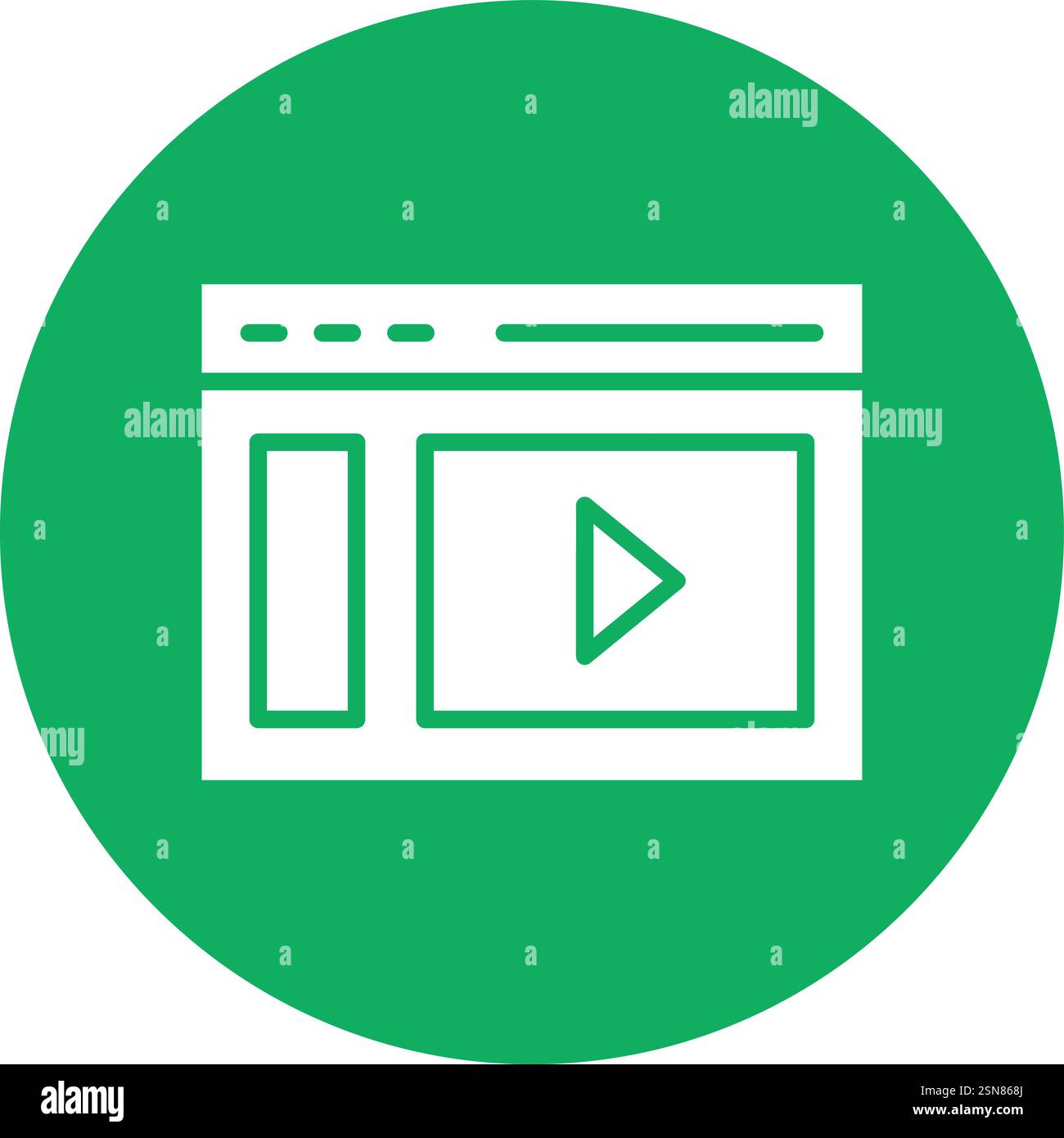 Web browser Vector Icon Design Illustration Stock Vector