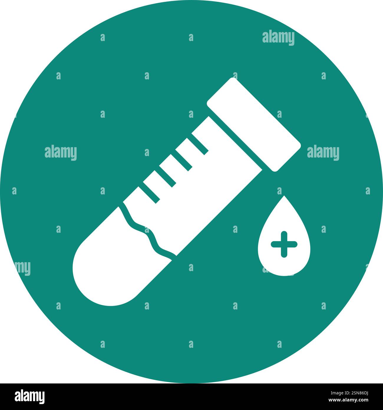 Blood sample Vector Icon Design Illustration Stock Vector