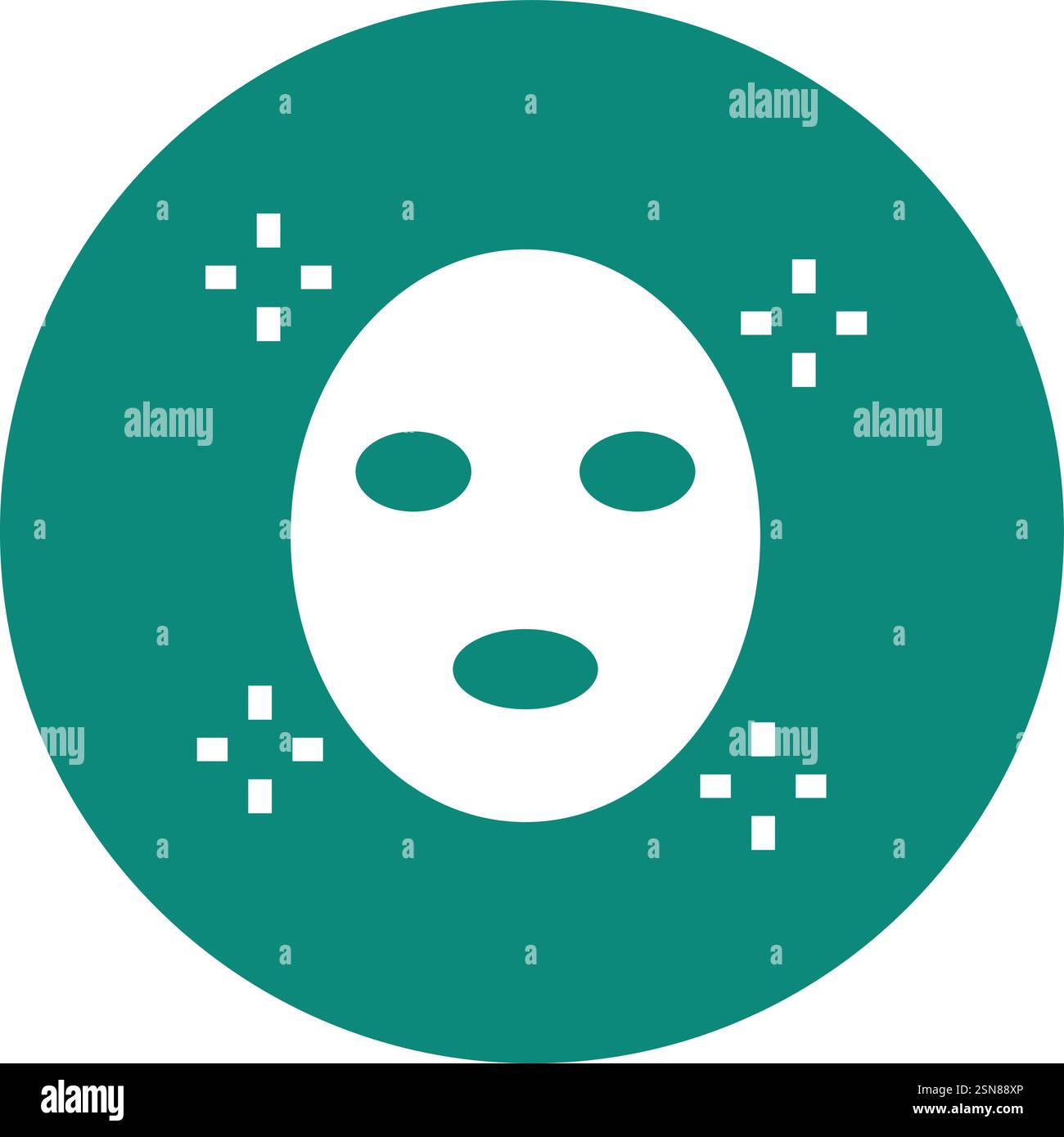 Face mask Vector Icon Design Illustration Stock Vector