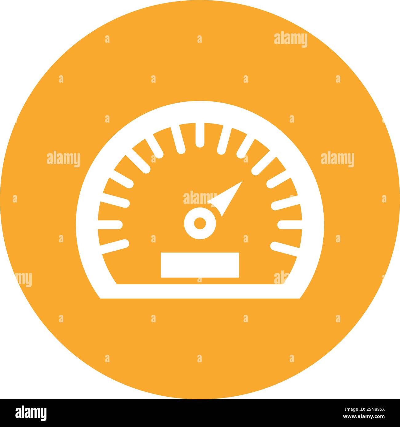 Speedometer Vector Icon Design Illustration Stock Vector Image & Art ...