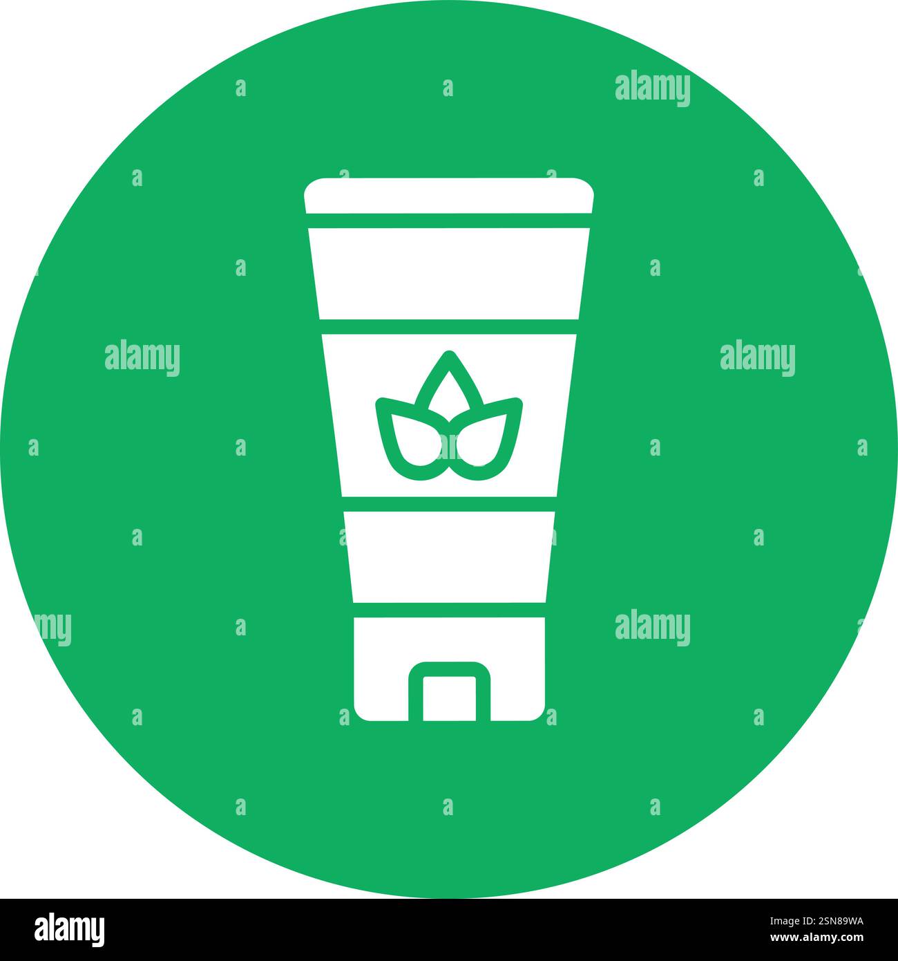 Organic product Vector Icon Design Illustration Stock Vector