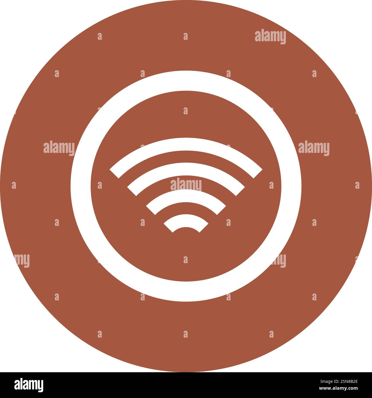 Wifi Vector Icon Design Illustration Stock Vector