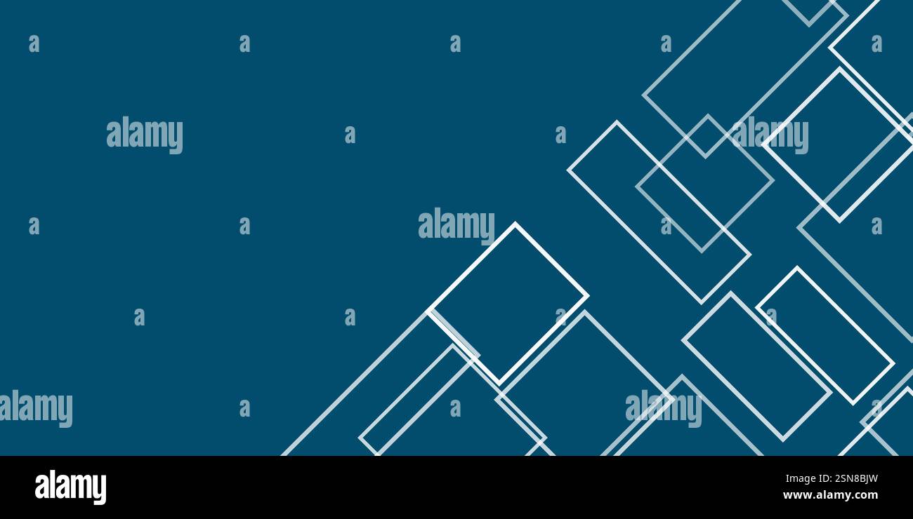 Simple Overlapping Rectangular Frames of Various Sizes, Colored in ...