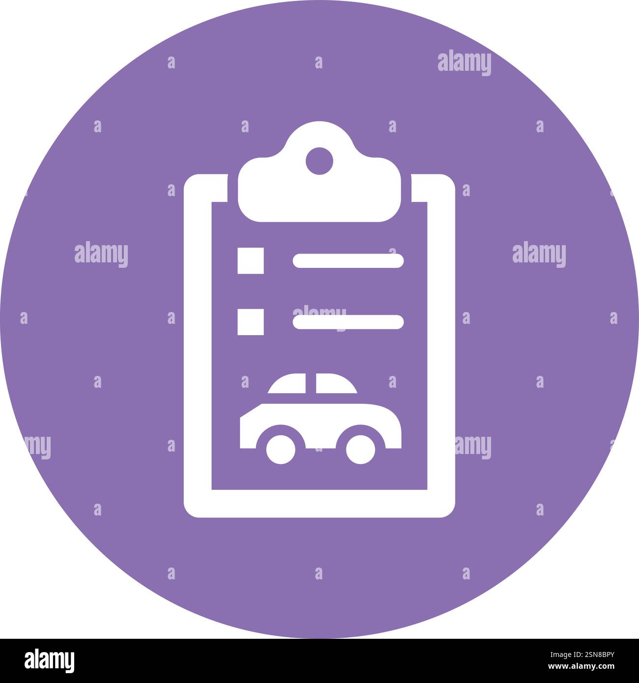 Car report Vector Icon Design Illustration Stock Vector