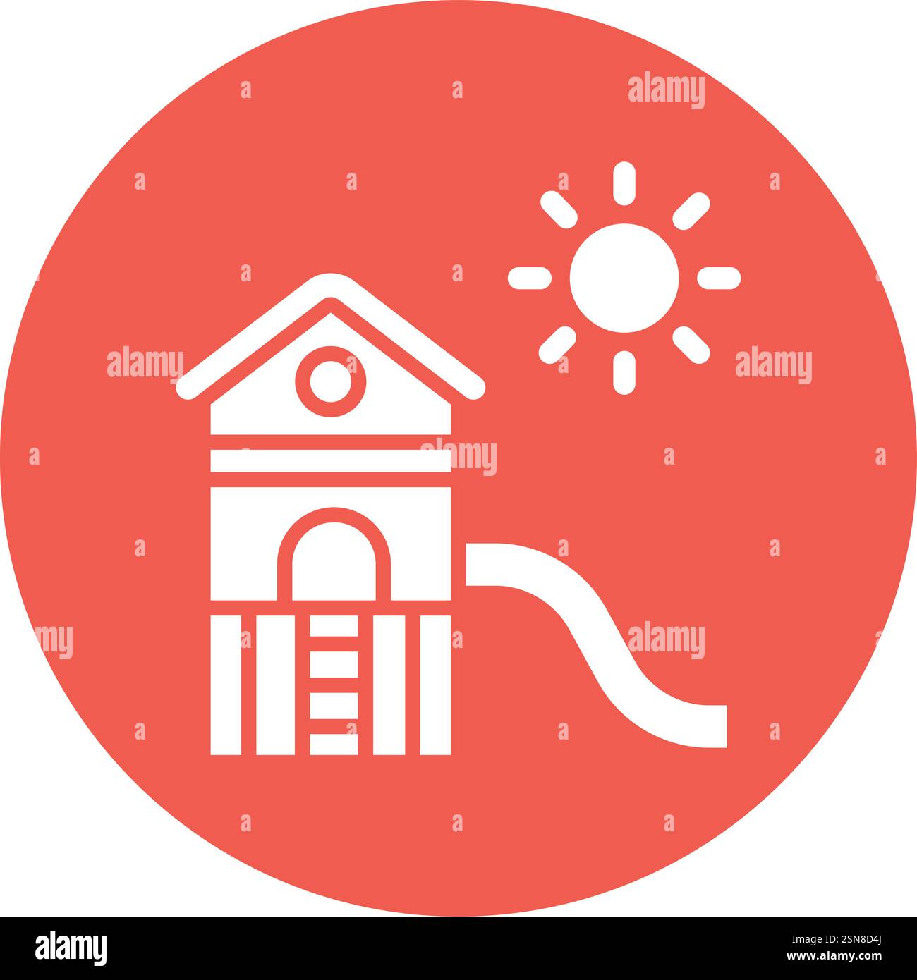 Playground Vector Icon Design Illustration Stock Vector