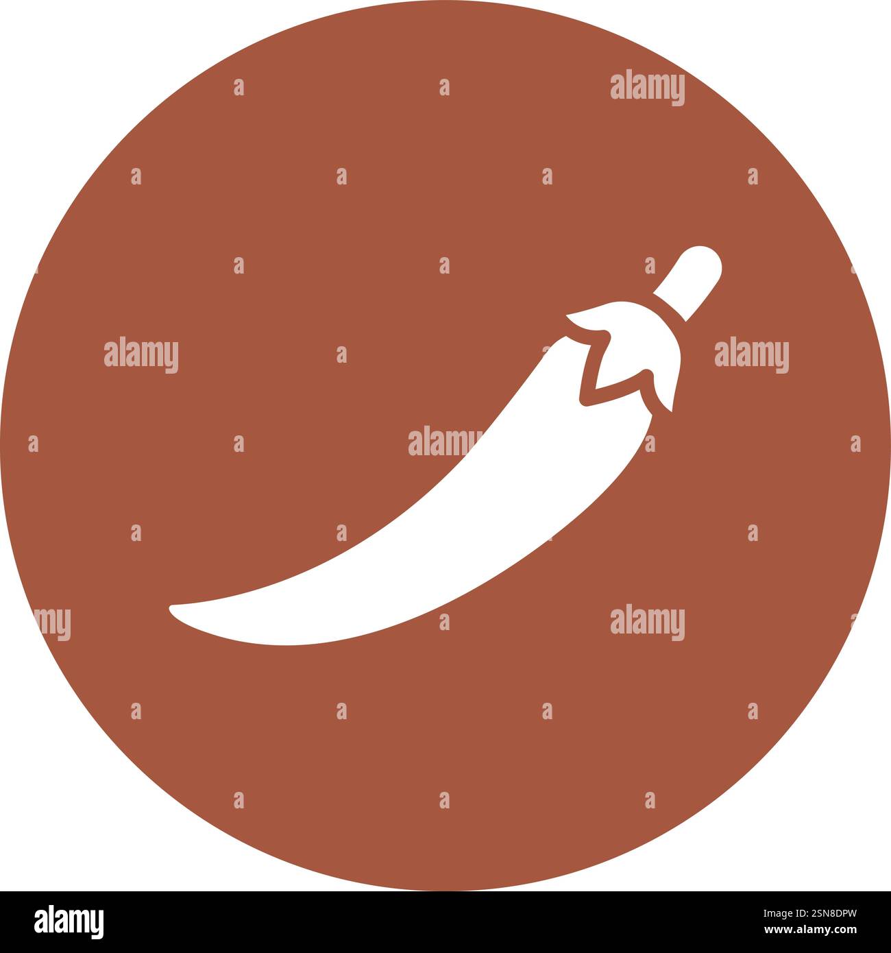 Chilli Vector Icon Design Illustration Stock Vector