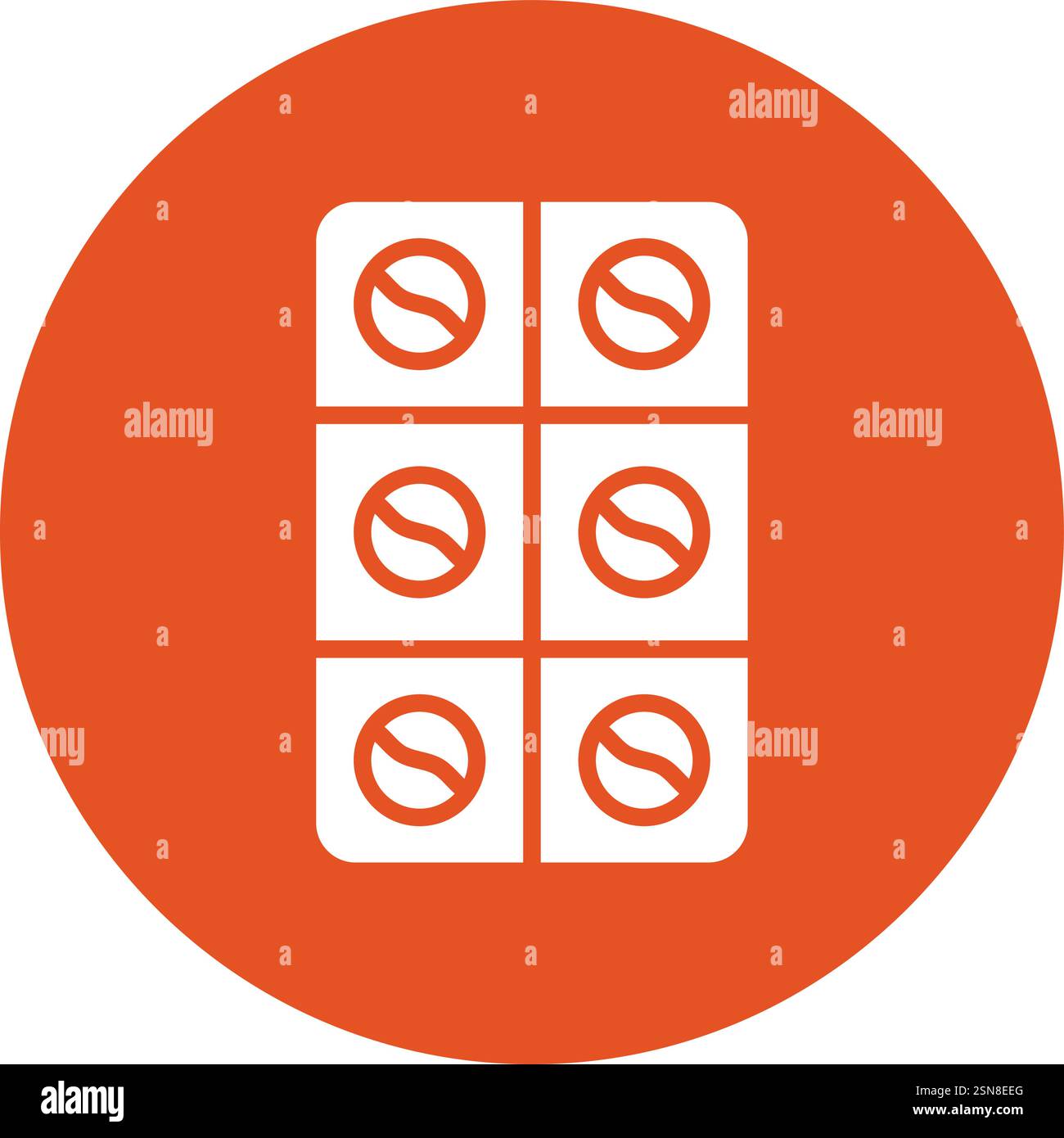 Blister Vector Icon Design Illustration Stock Vector
