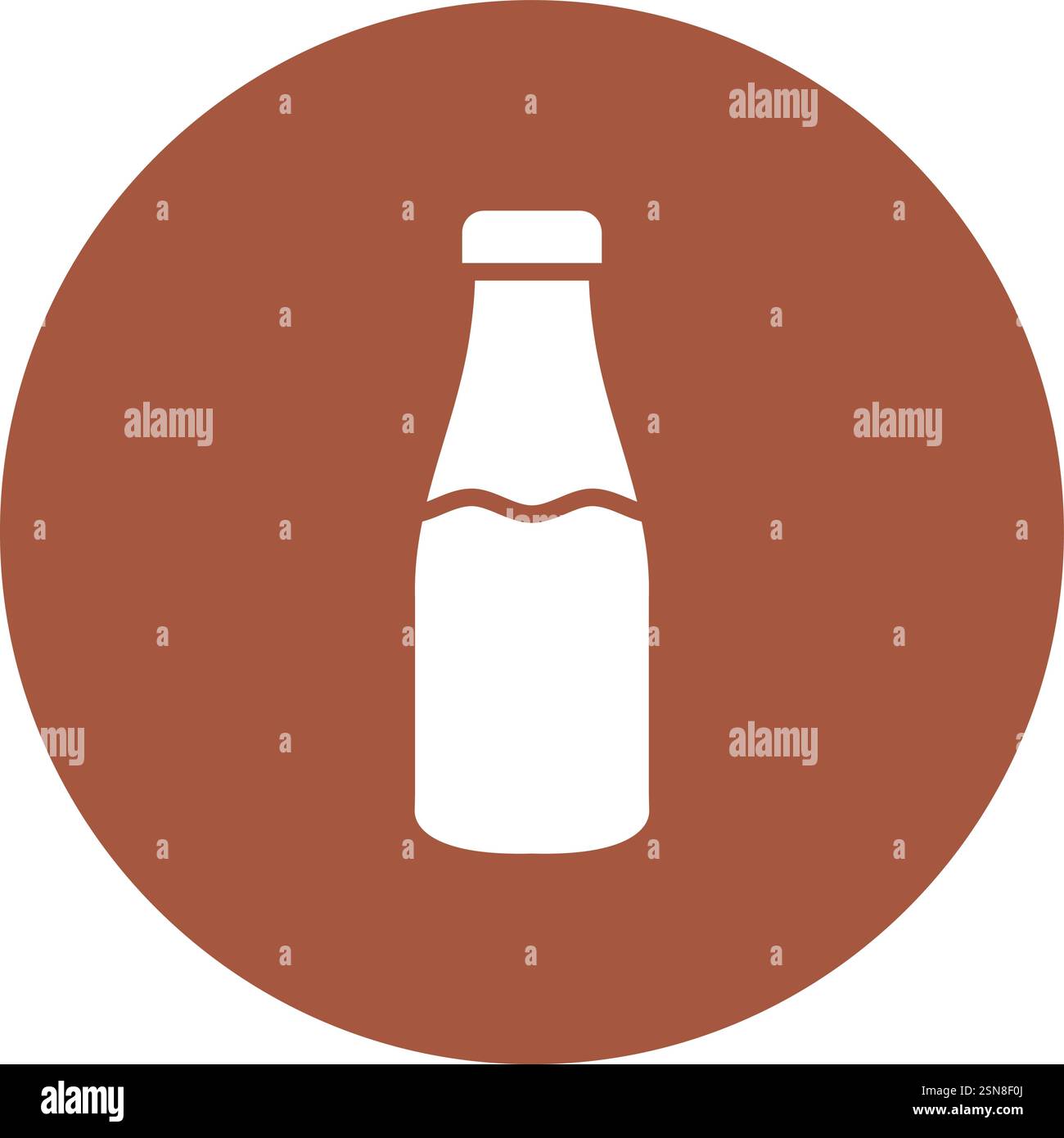 Milk jar Vector Icon Design Illustration Stock Vector